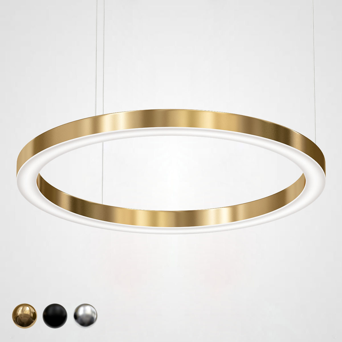 Изображение товара Люстра подвесная светодиодная Imperiumloft Light ring horizontal