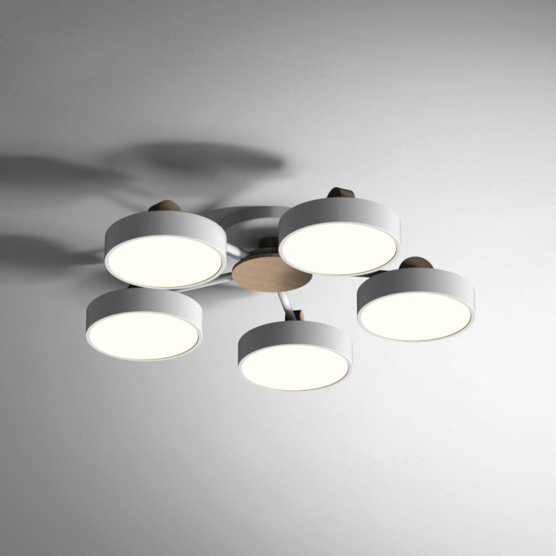 Изображение товара Люстра подвесная светодиодная Imperiumloft Move gray 30 м² регулируемый белый свет цвет серый/серебристый