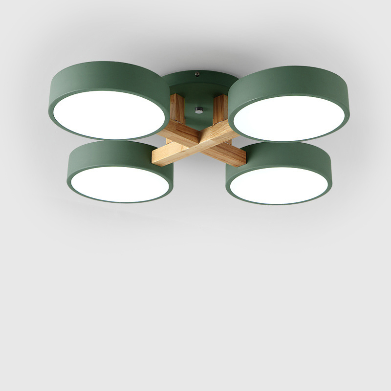 Изображение товара Люстра подвесная светодиодная IMPERIUMLOFT JOIST 4 Green современный дизайн для натяжных потолков