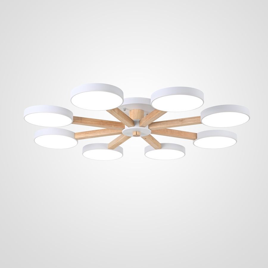 Изображение товара Люстра подвесная светодиодная IMPERIUMLOFT TURNA 8 White 45 м² потолочная елочка