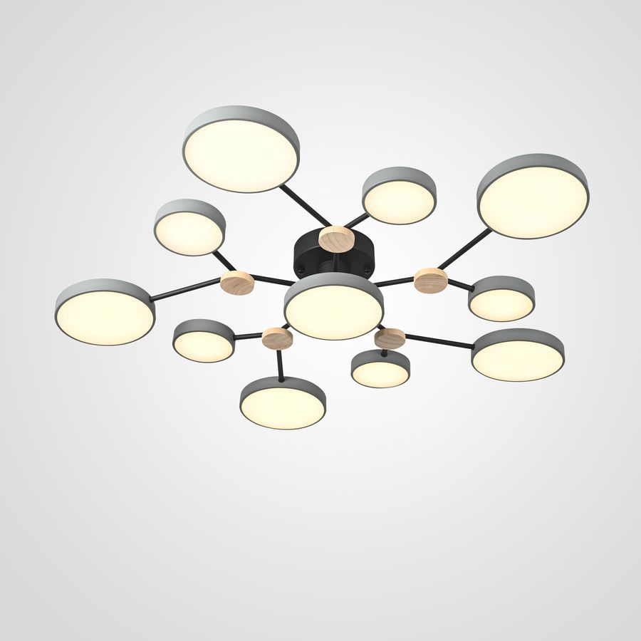 Изображение товара Подвесная светодиодная люстра Imperiumloft Gamma для интерьера 74 м²