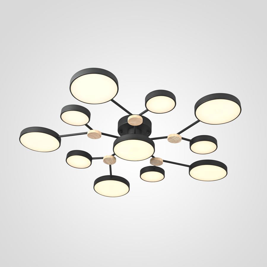 Изображение товара Люстра подвесная светодиодная Imperiumloft Gamma Impr_223770-23 стиль современный Черный