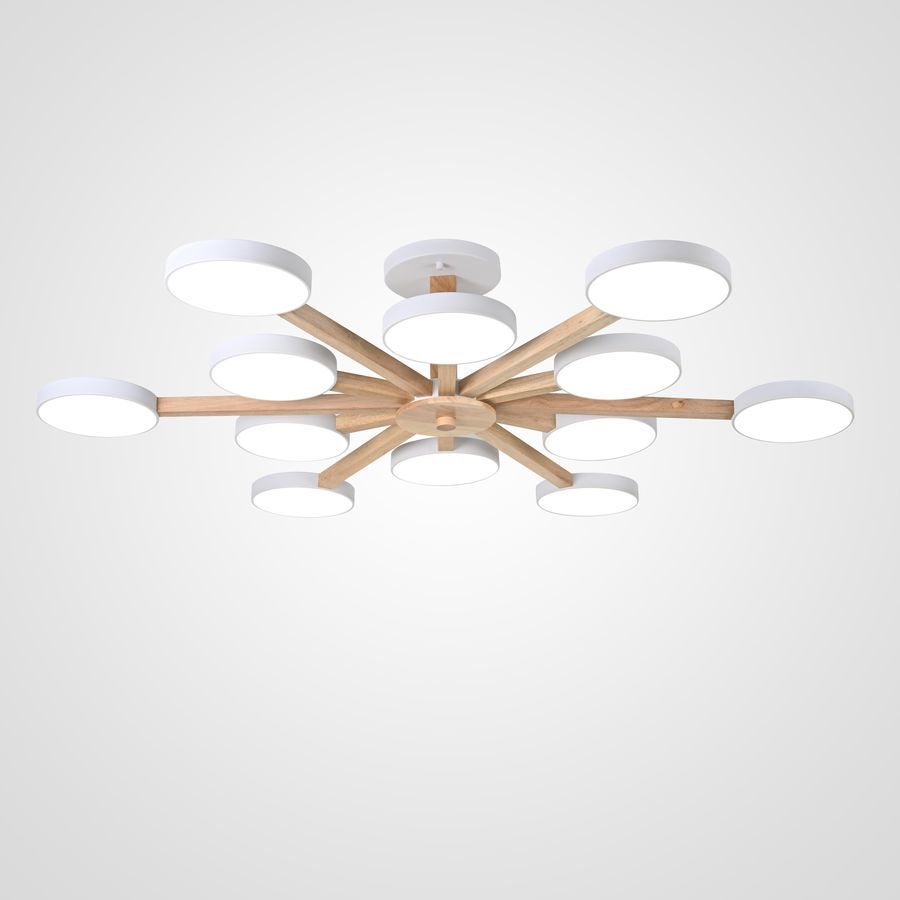 Изображение товара Люстра подвесная светодиодная Imperiumloft Turna White 12 плафонов для современного интерьера