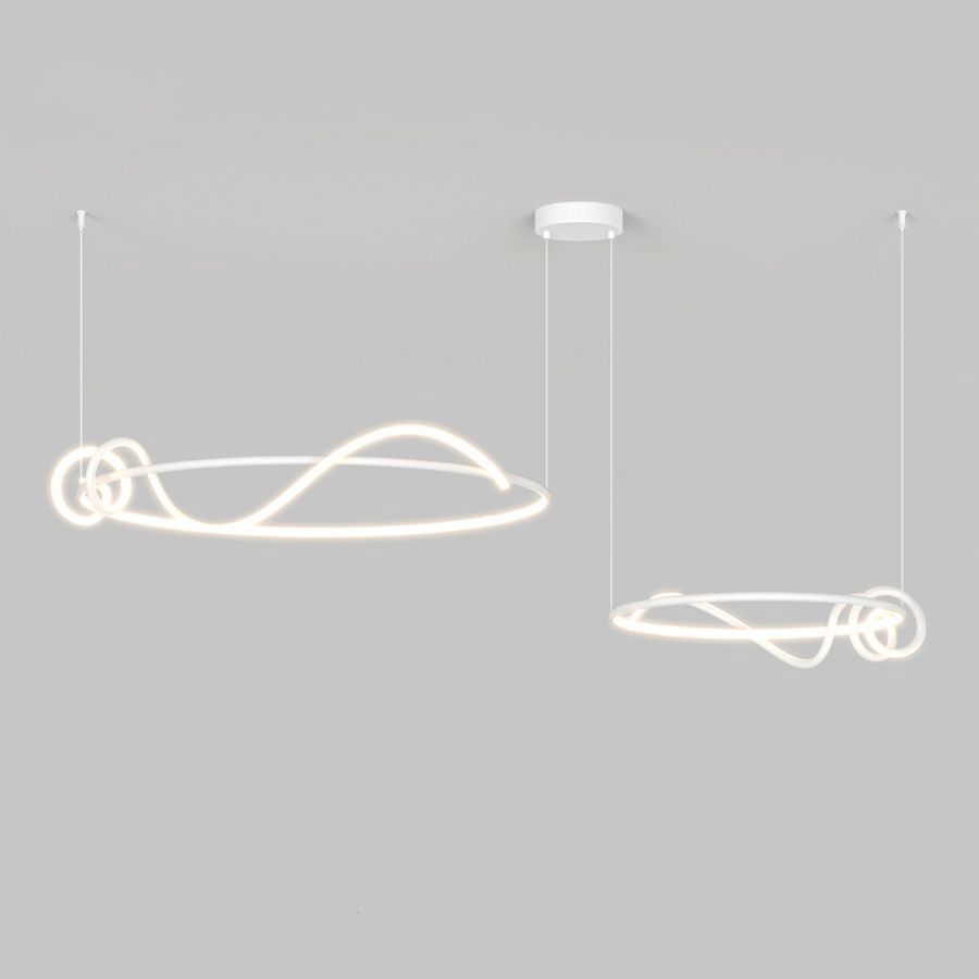 Изображение товара Люстра подвесная светодиодная Imperiumloft Raffel combo D60+80 White