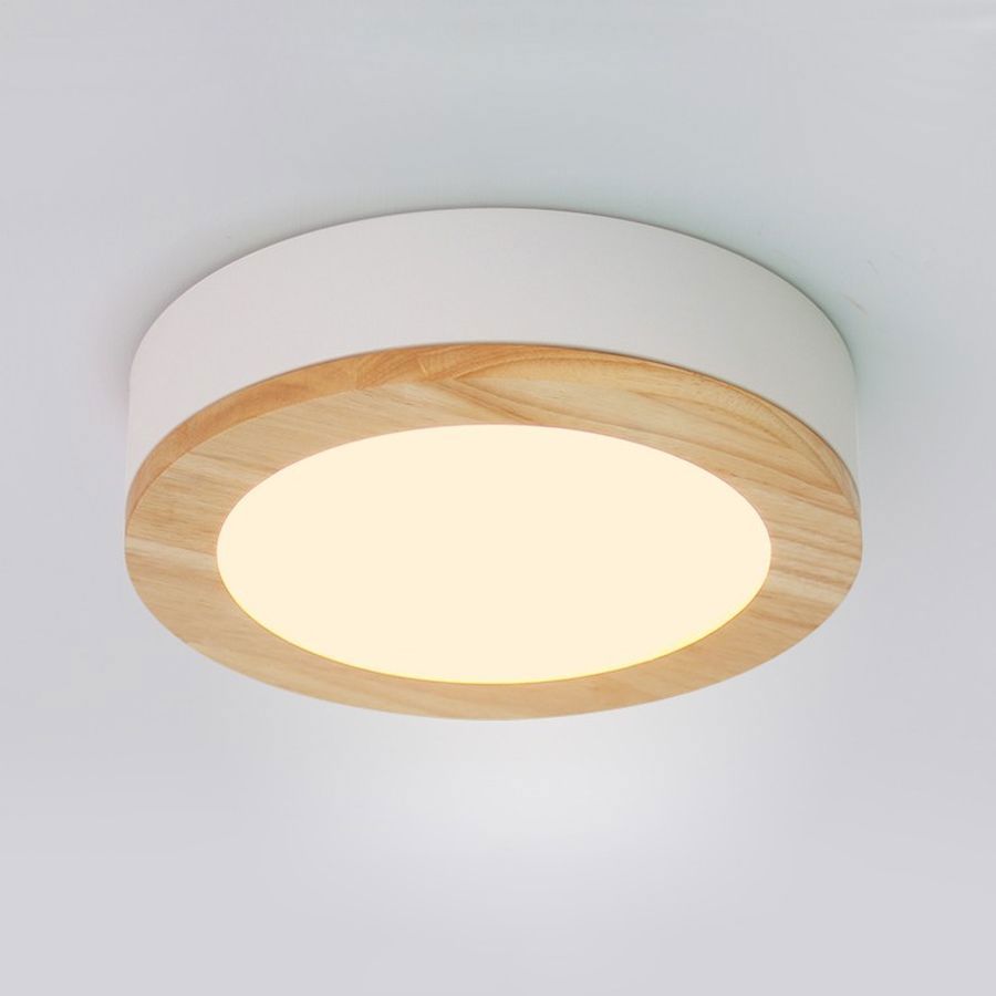 Изображение товара Светильник потолочный WUDDA D50 белый для низких потолков 5 м² IMPERIUMLOFT