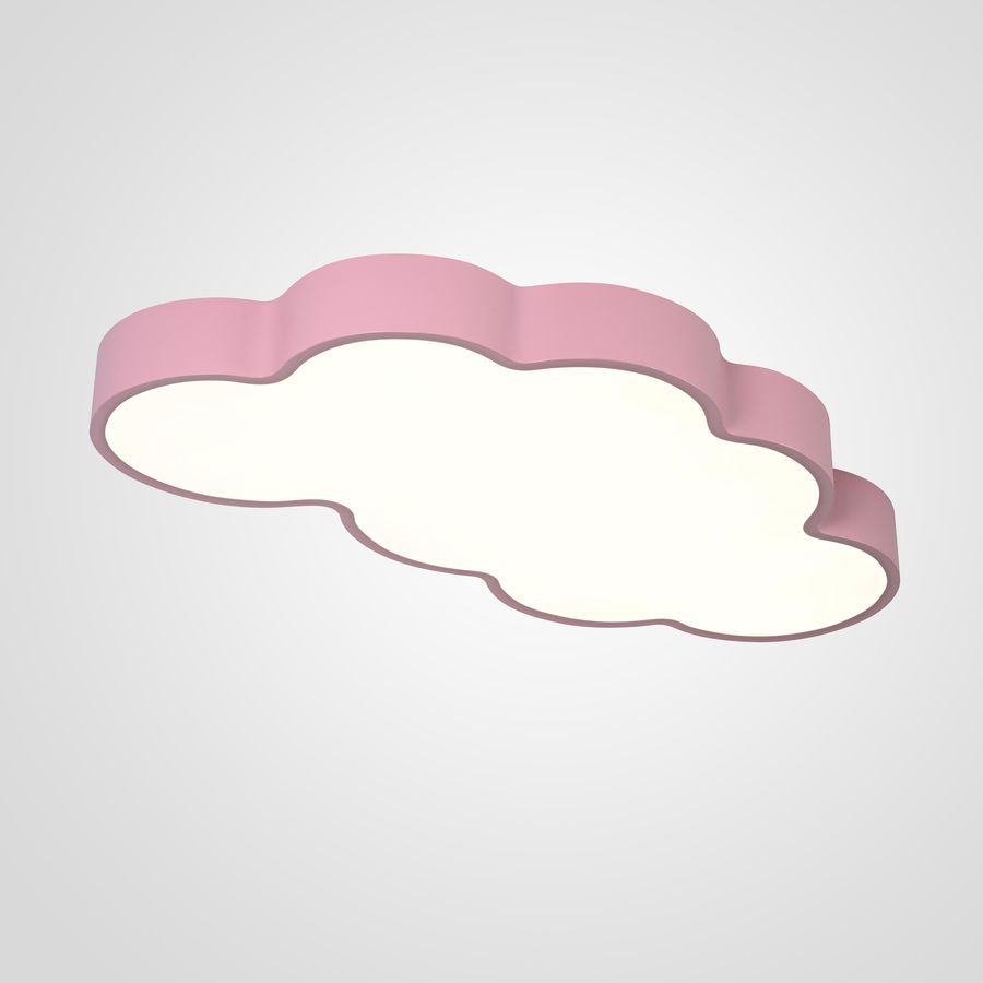 Изображение товара Потолочный светильник IMPERIUMLOFT CLOUD 90 розовый с белым плафоном 140 Вт
