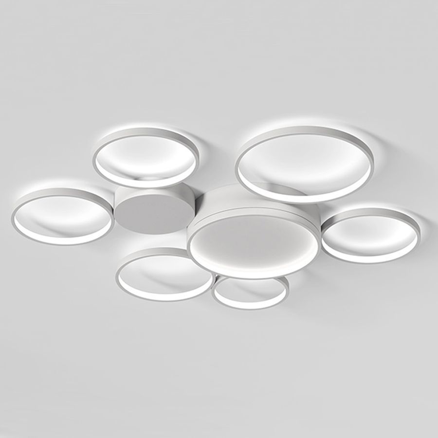 Изображение товара Светильник потолочный светодиодный Imperiumloft Twine 7 плафонов белый для натяжных потолков