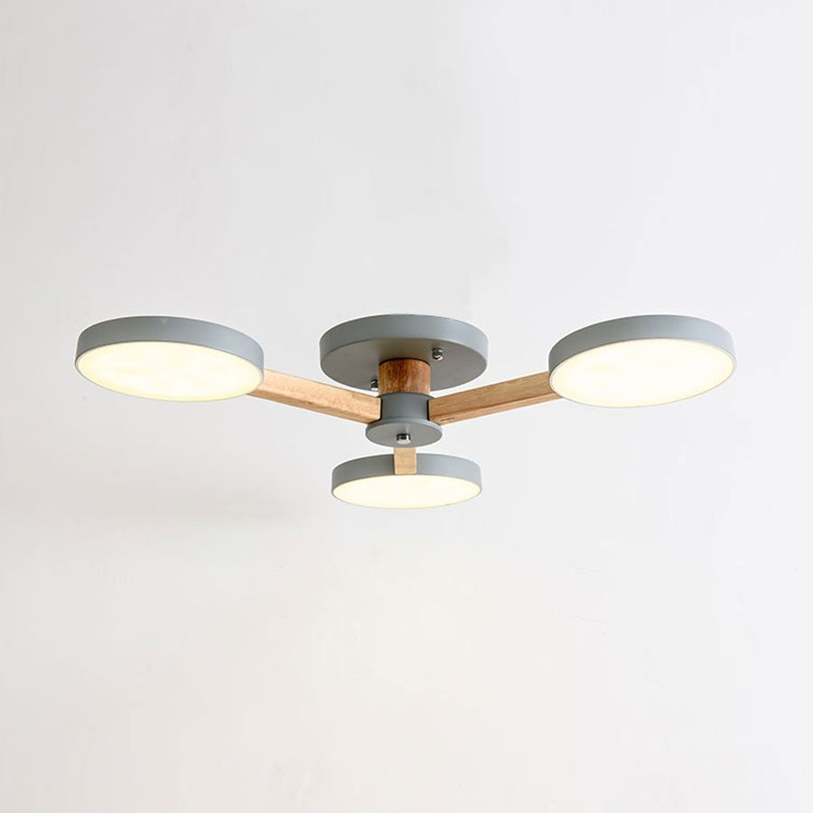 Изображение товара Люстра подвесная светодиодная Imperiumloft Turna gray 15 м² серый металл современная