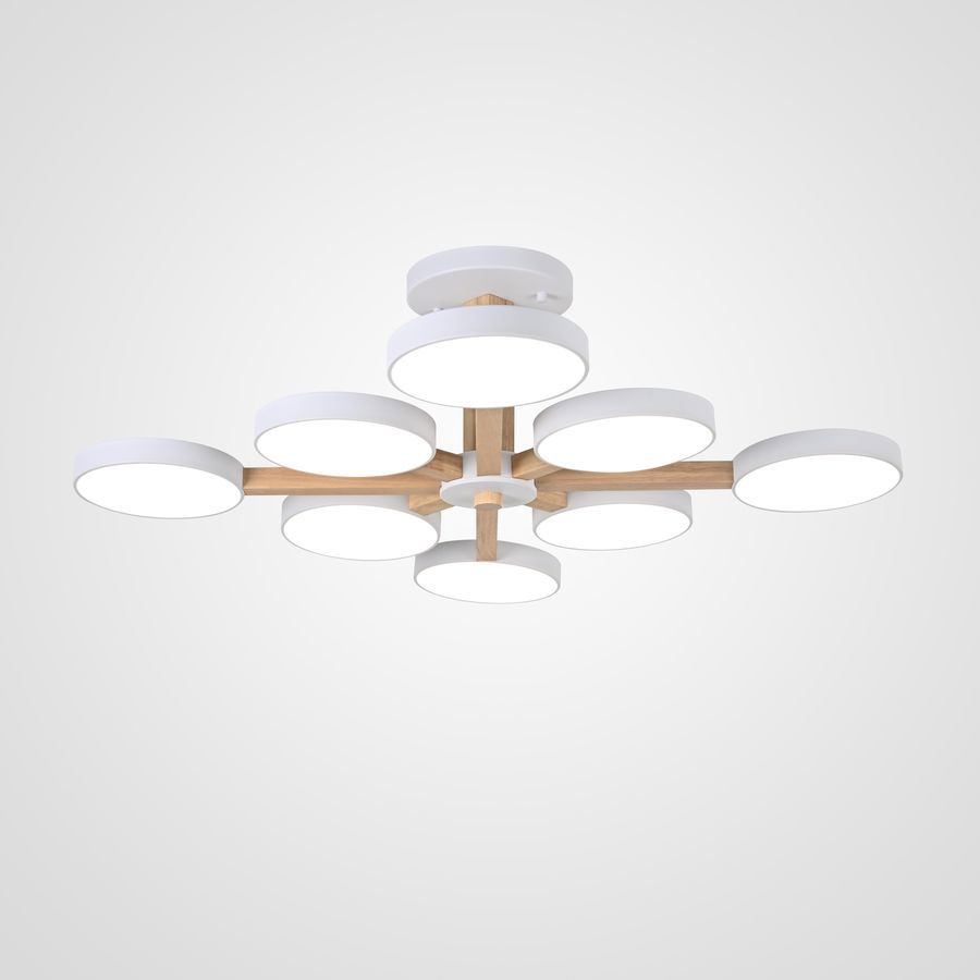 Изображение товара Люстра подвесная светодиодная Imperiumloft Turna white 30 м² белый свет IP20