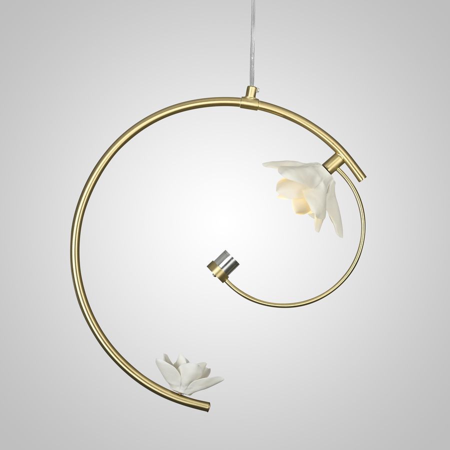 Изображение товара Светильник подвесной светодиодный Imperiumloft Magnolia 2 м² латунь