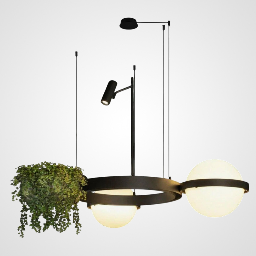 Изображение товара Подвесной светильник IMPERIUMLOFT PALMA 248665-01 для 10 м² стекло металл