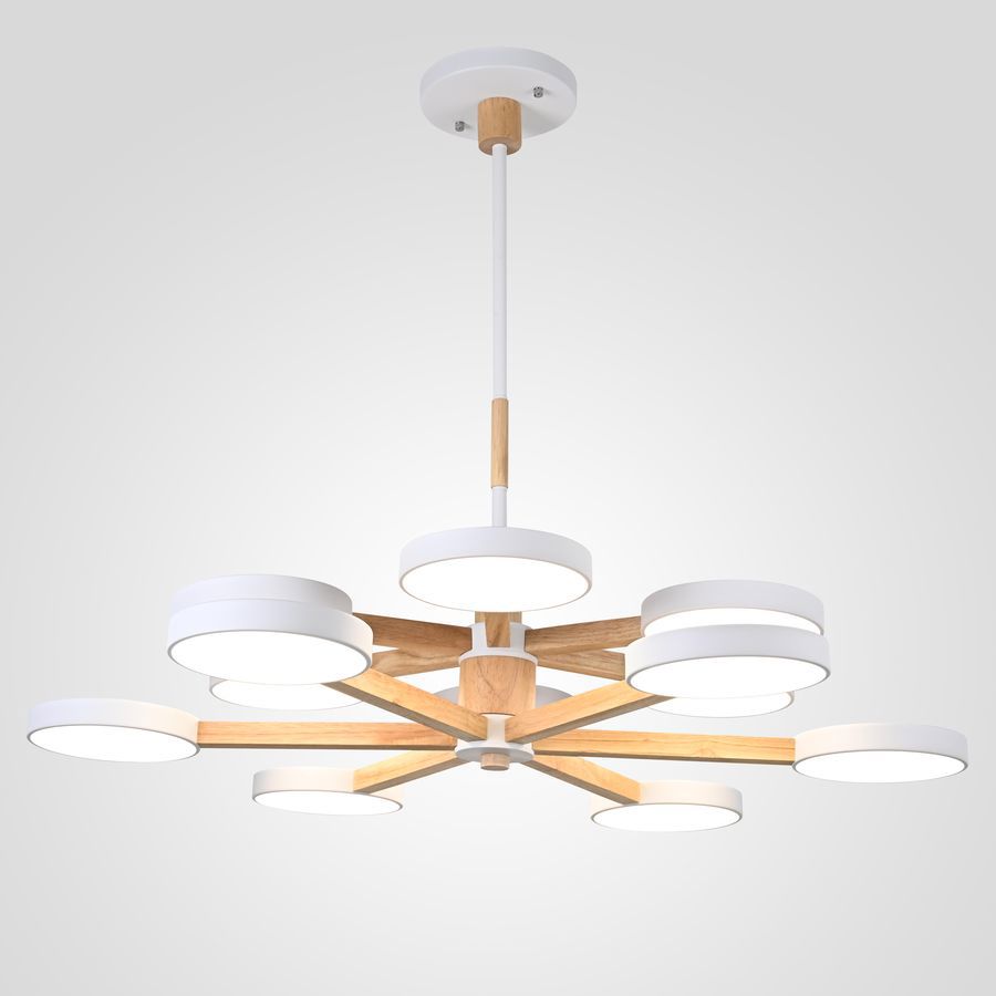 Изображение товара Люстра на штанге Imperiumloft Turna 229080-26 белый LED для 40 м²