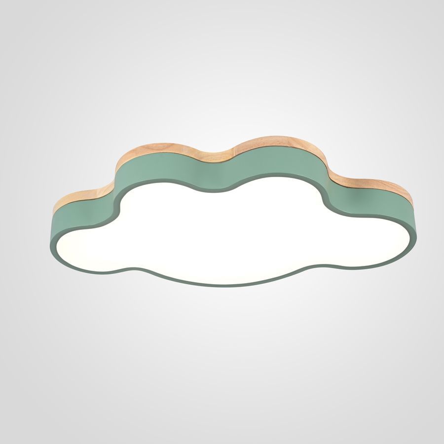 Изображение товара Потолочной светильник IMPERIUMLOFT CLOUD ECO D83 Green для дома и офиса 140 Вт