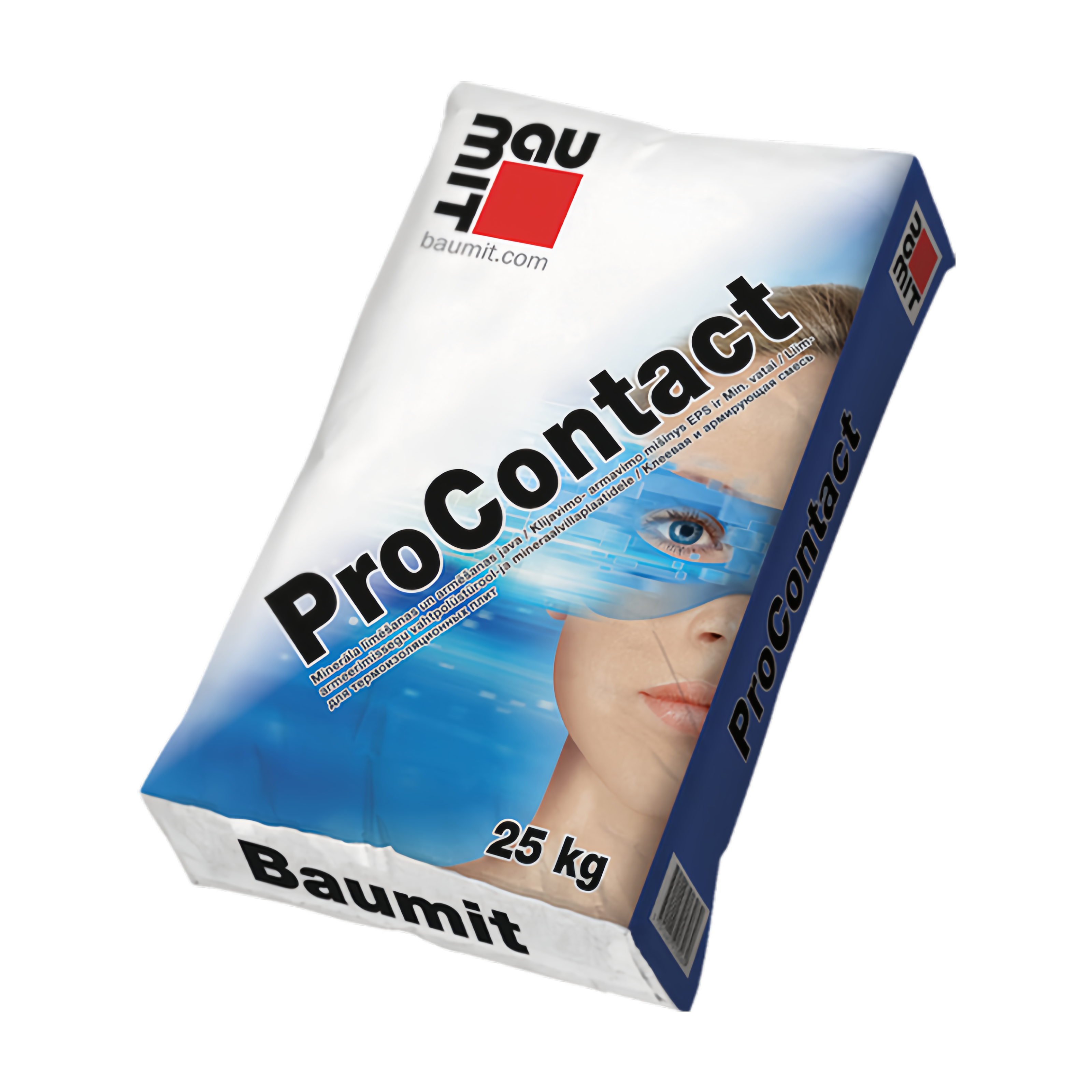 Изображение товара Штукатурно-клеевая смесь Baumit ProContact 25 кг для внутренних и наружных работ