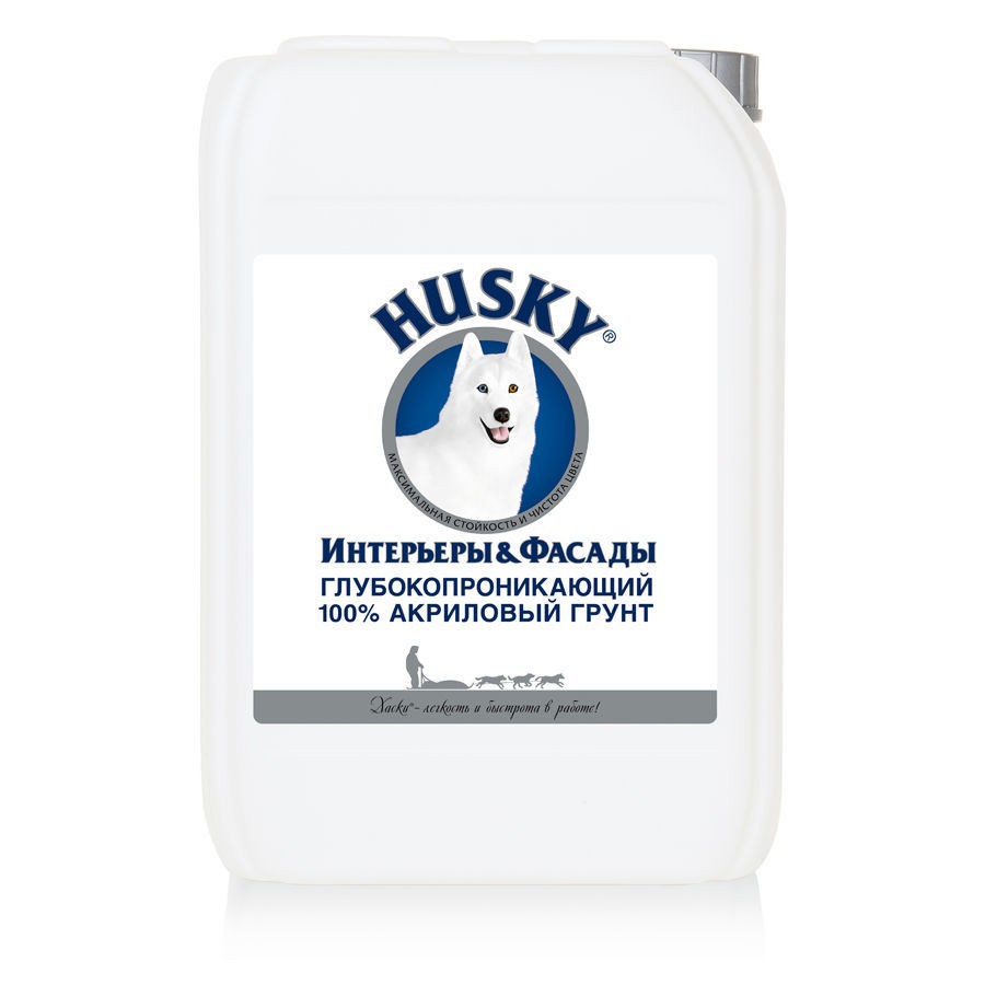 Изображение товара Акриловый грунт Husky Интерьеры & Фасады 10 л