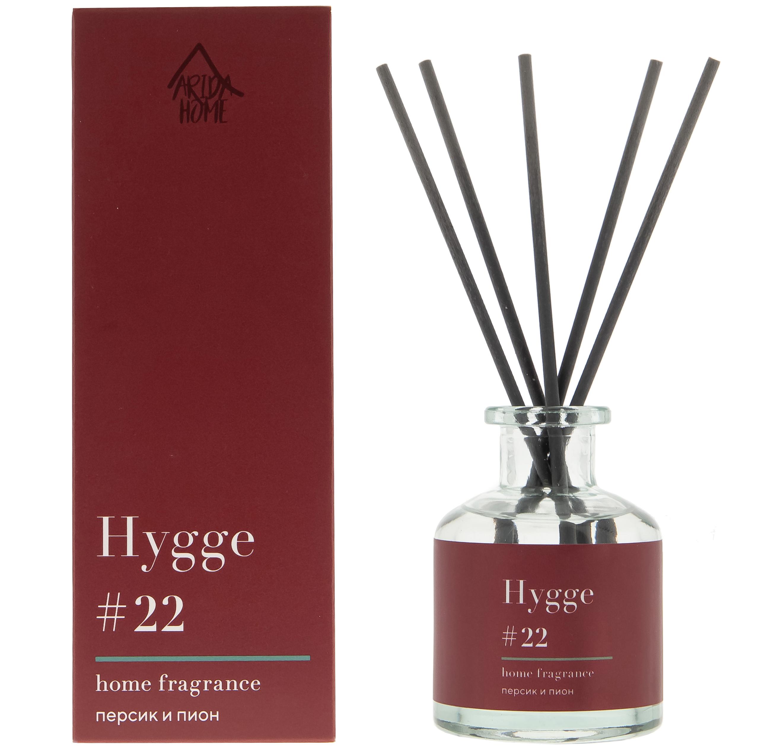 Изображение товара Ароматический диффузор Arida Home Hygge 22 Персик и пион 50 мл