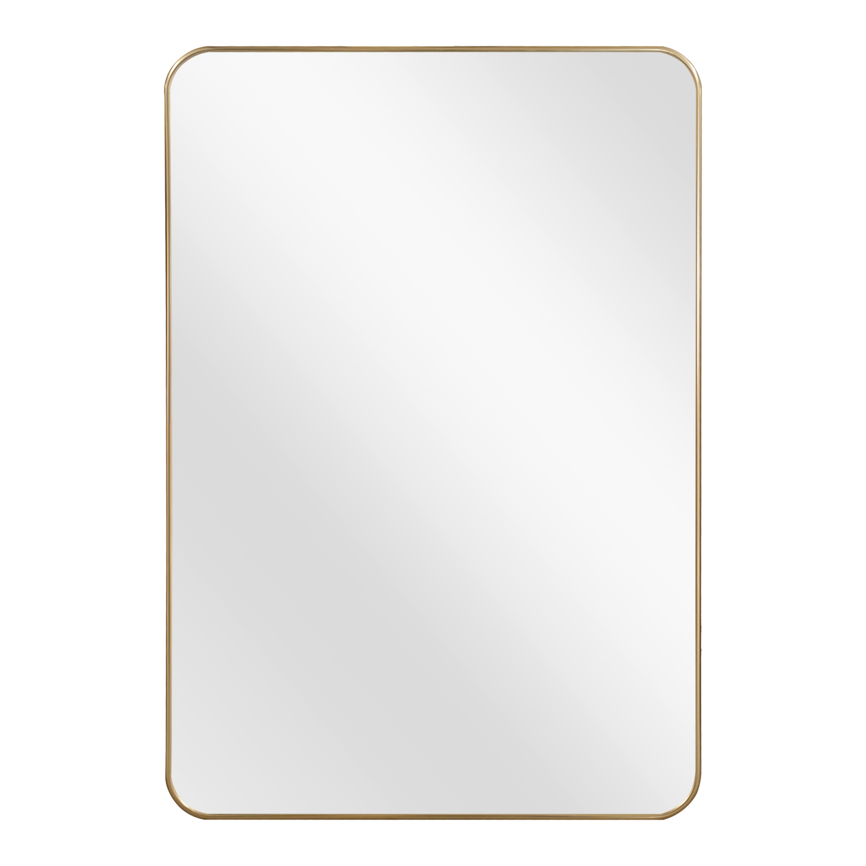 Изображение товара Интерьерное зеркало KREAFORTA Kamau 60x90 см золотое с рамой из металла