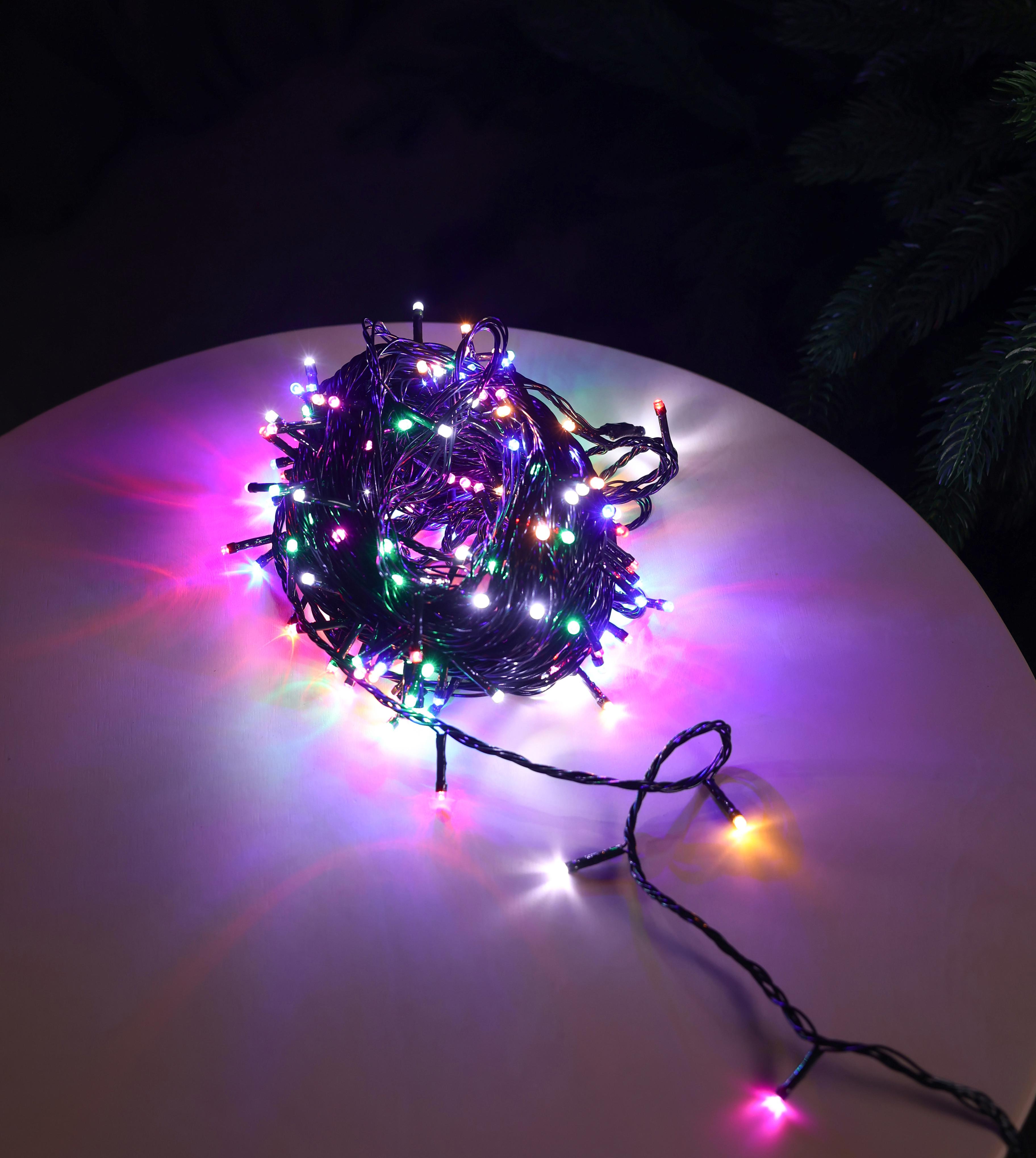 Изображение товара Декоративная электросветящаяся гирлянда Нить 20м 200 RGB светодиодов 8 режима