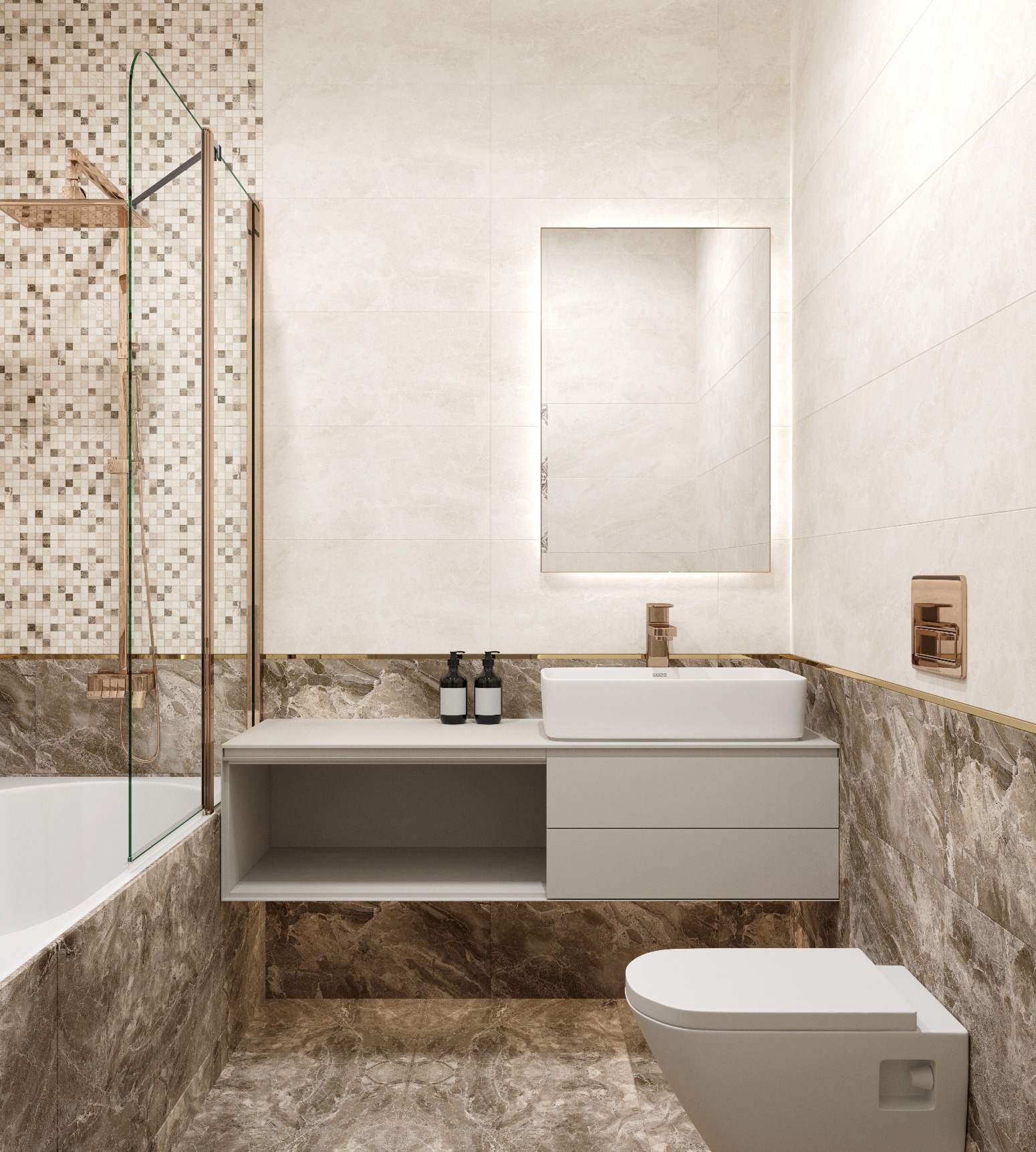 Изображение товара Керамическая плитка Eurotile Hermitage 30x60 см бежевый эффект камень для стен