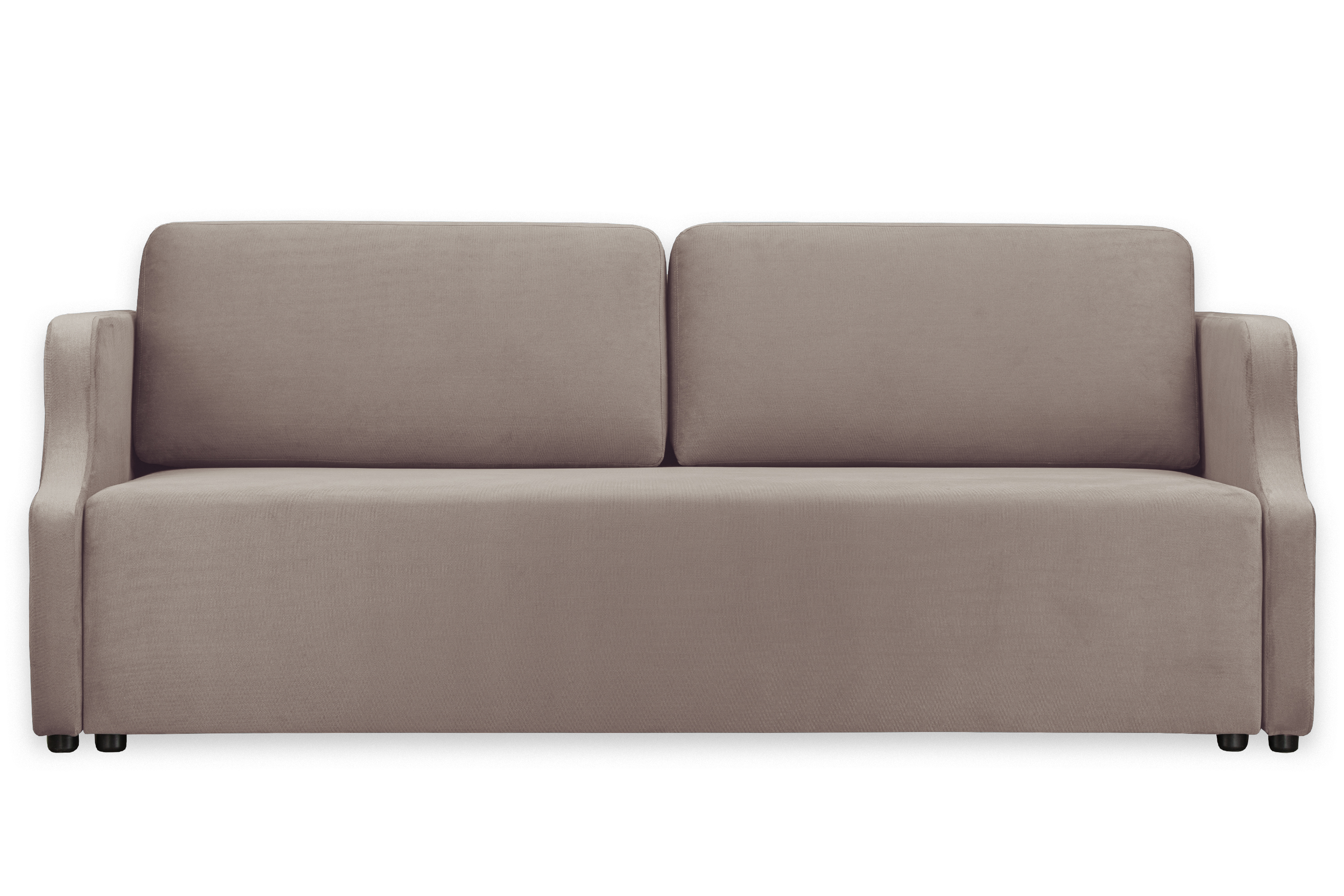 Изображение товара Диван Марк RAMART DESIGN 210x85x100 см велюр коричневый с ящиком и механизмом Еврокнижка