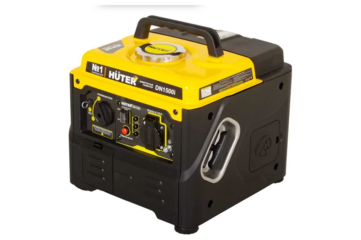 Изображение товара Бензиновый генератор Huter DN1500i для автономного электроснабжения
