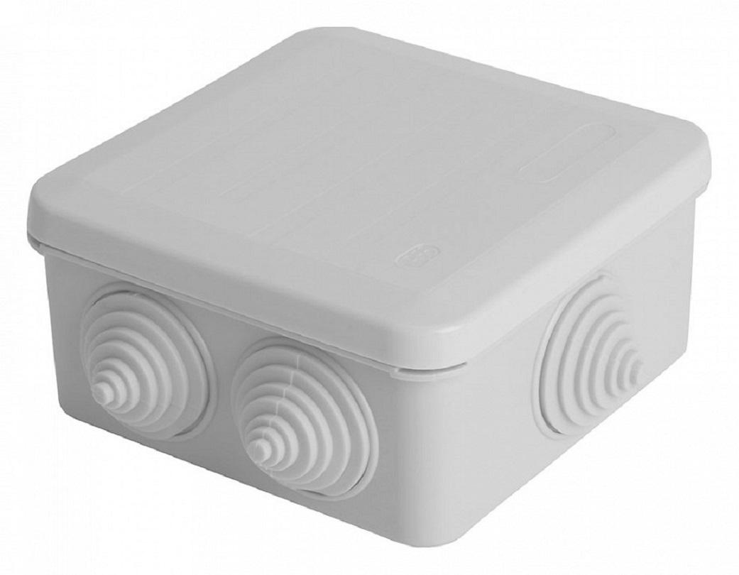 Изображение товара Распределительная коробка Stekker EBX10-36-55 100x100x50 мм IP55 цвет серый