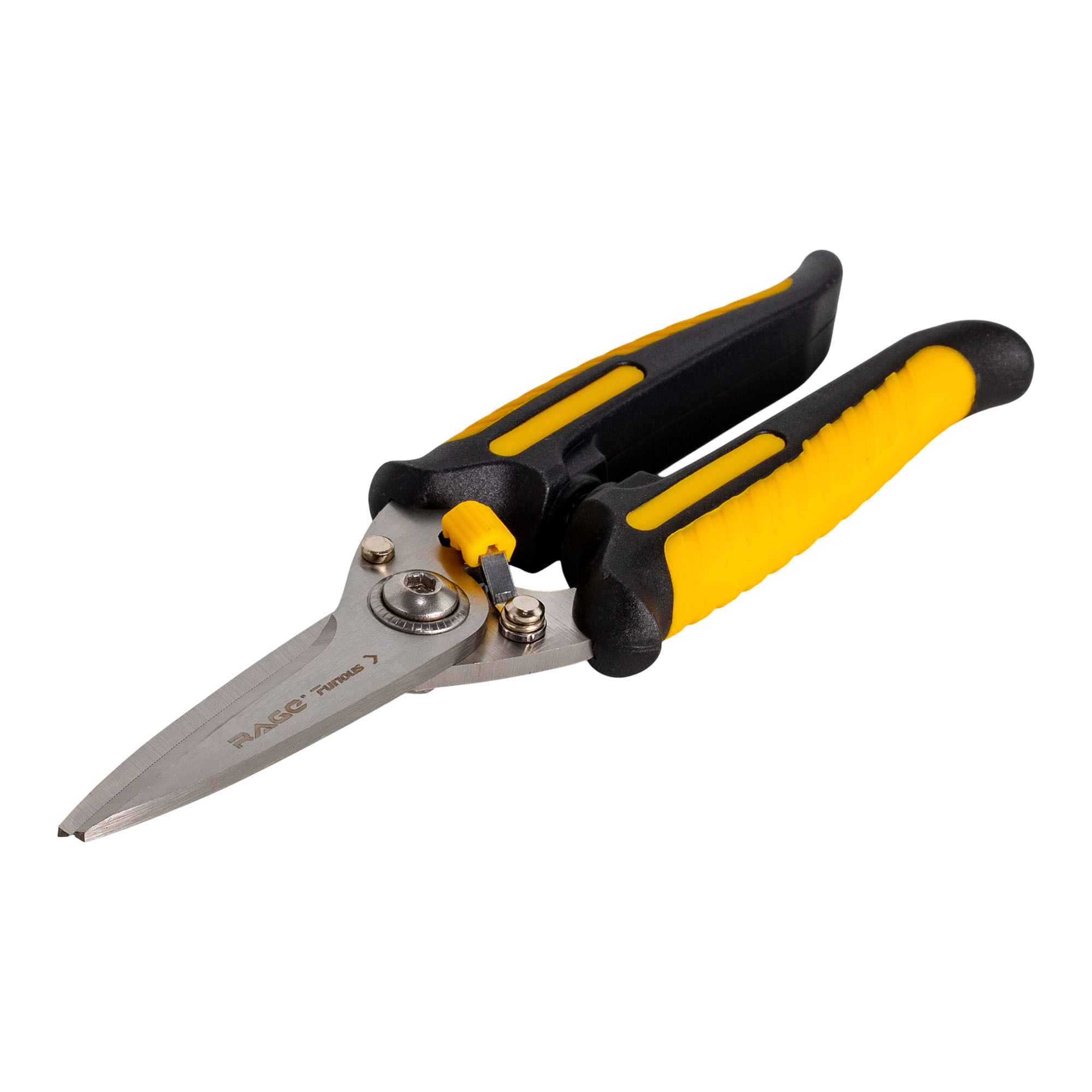 Изображение товара Ножницы по металлу Rage 850008 прямой рез 200 мм сталь индукционная закалка