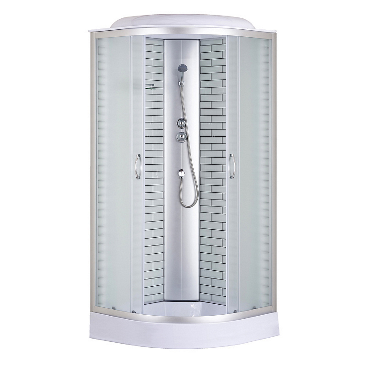 Изображение товара Душевая кабина Loranto Sunway CS-6610-13 FW 100x100x215 низкий поддон