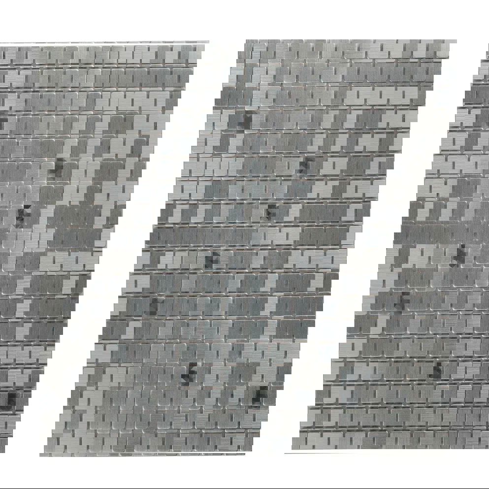 Изображение товара Стеклянная алюминиевая мозаика Керамоград 30x30 см серебристая для внутренних и наружных работ