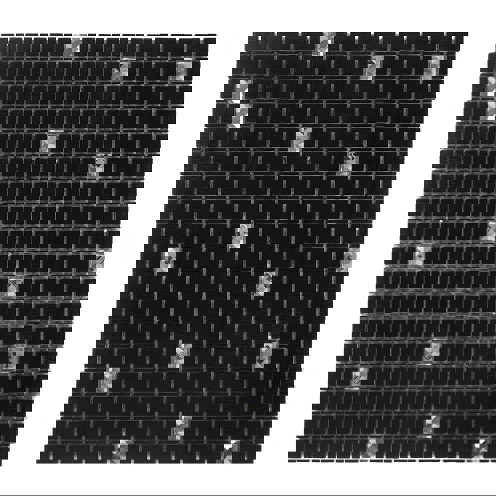 Изображение товара Стеклянная мозаика Керамоград Lp03c_10 30x30 см черная матовая для стен и пола