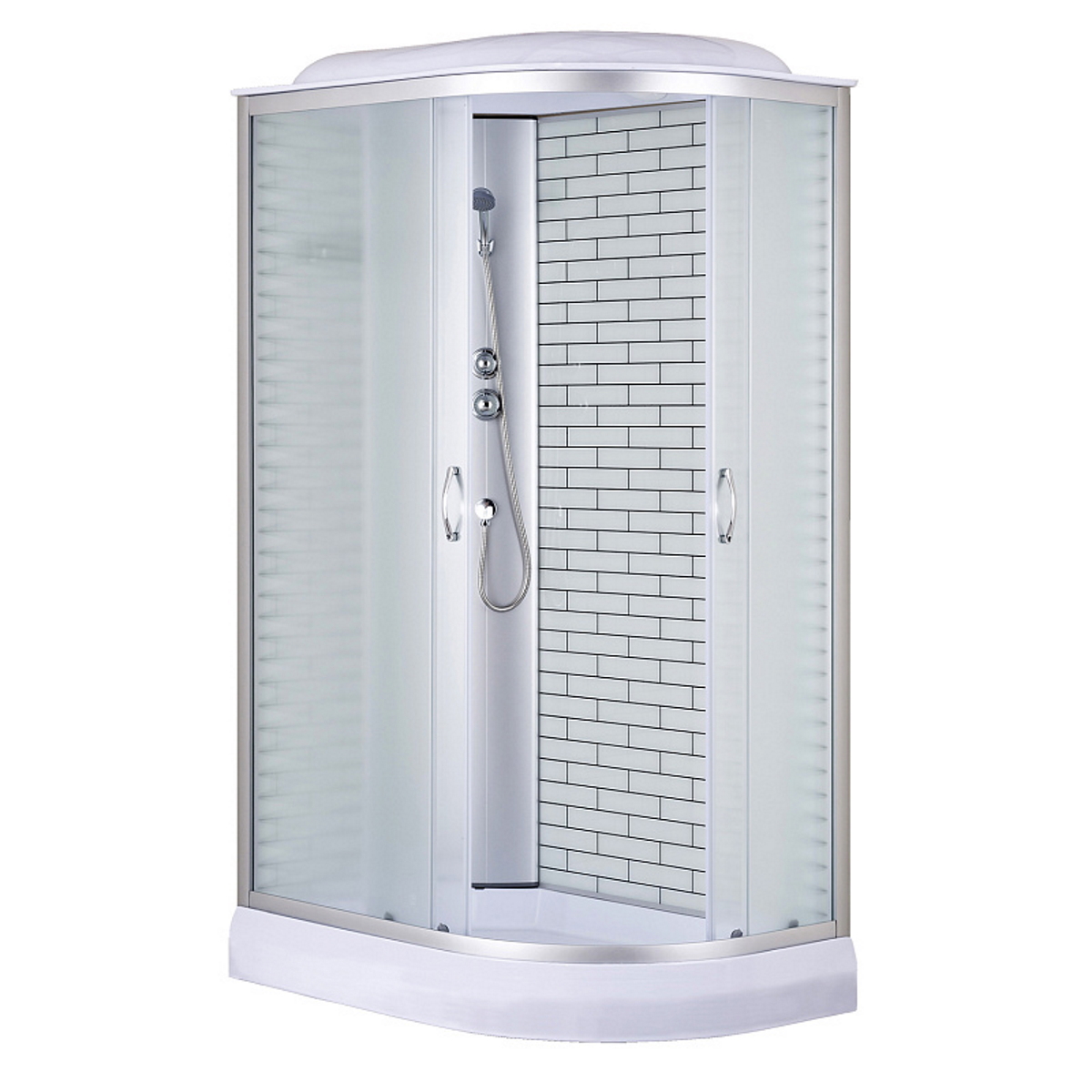 Изображение товара Душевая кабина Loranto Sunway CS-66120-13L FW 120x80x215 низкий поддон