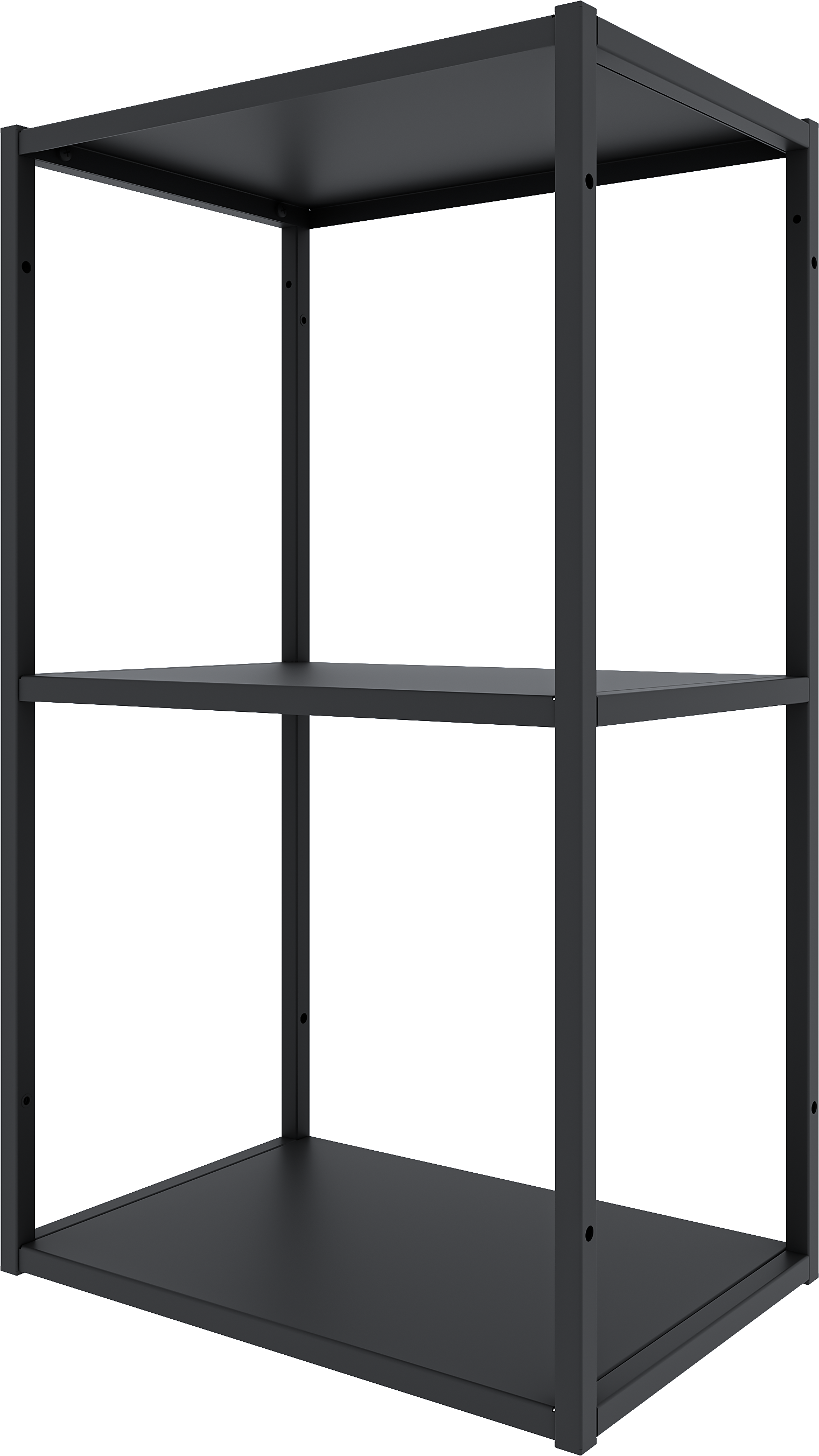 Изображение товара Навесной шкаф Вельга Konsensa 40x68x27 см черный металлический кухонный