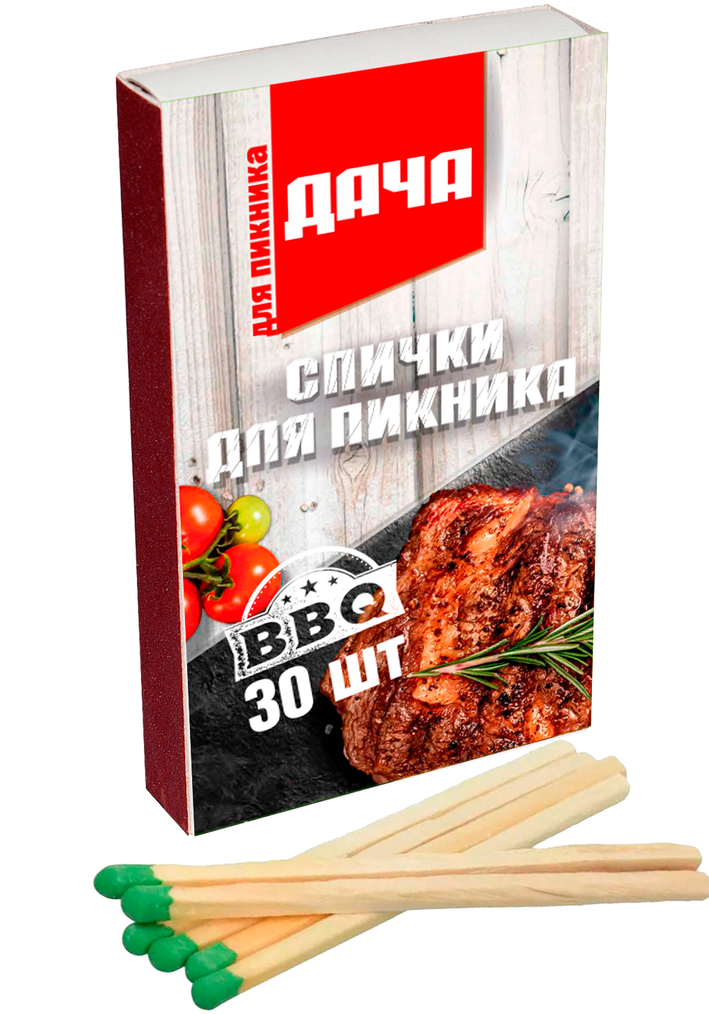 Изображение товара Спички Дача для пикника 30 шт.