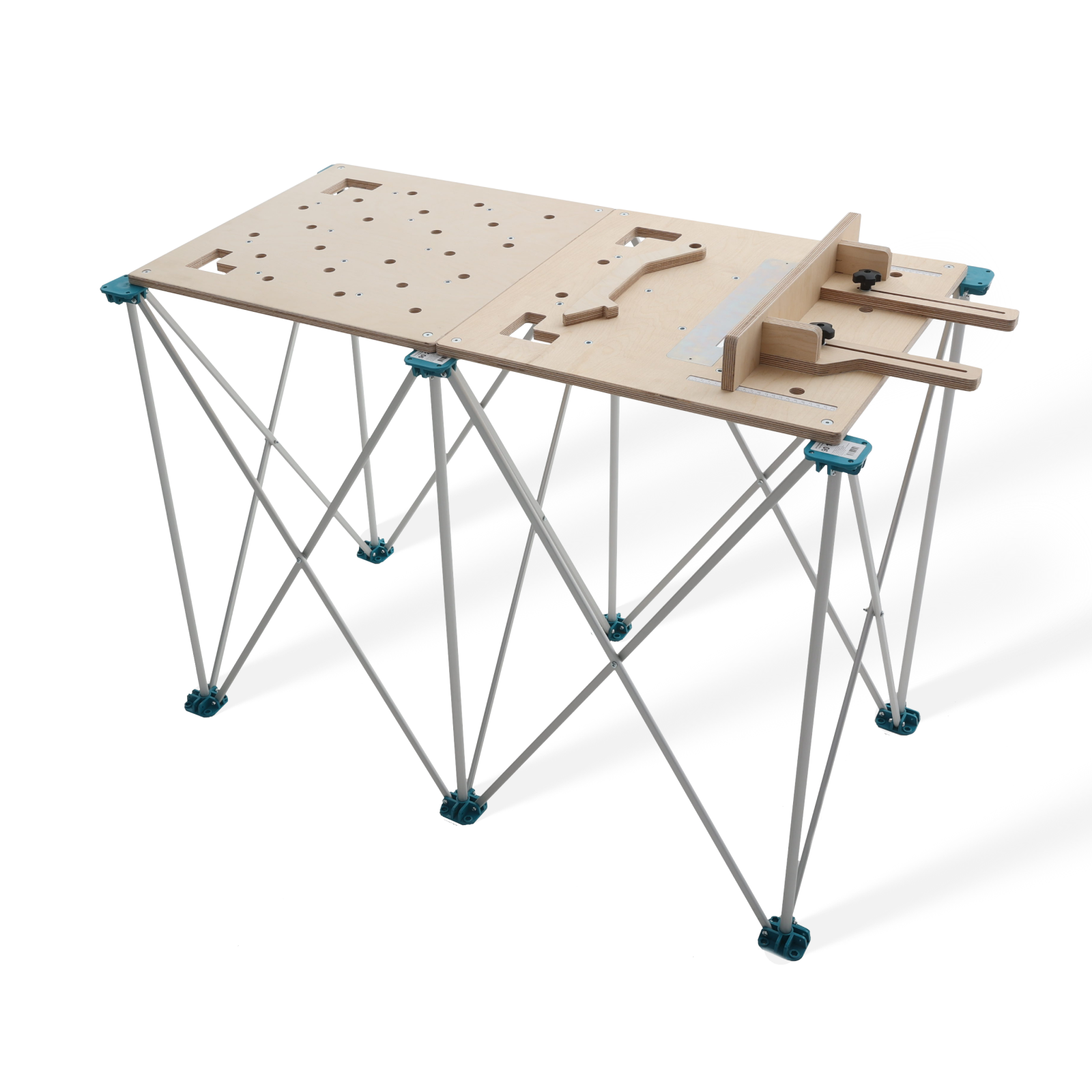 Изображение товара Верстак столярный складной сборочный/пильный Q4 AntWood K1 1275x675x918 мм максимальная нагрузка 300 кг