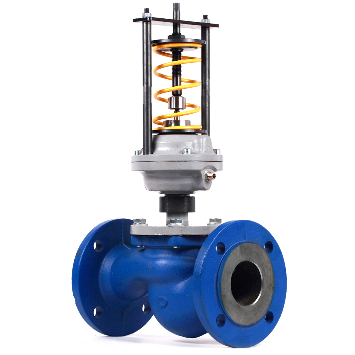 Изображение товара Регулятор перепуска DN.ru PRP DN15 PN16 Kvs4 прямого действия серый чугун СЧ20 D230-07241