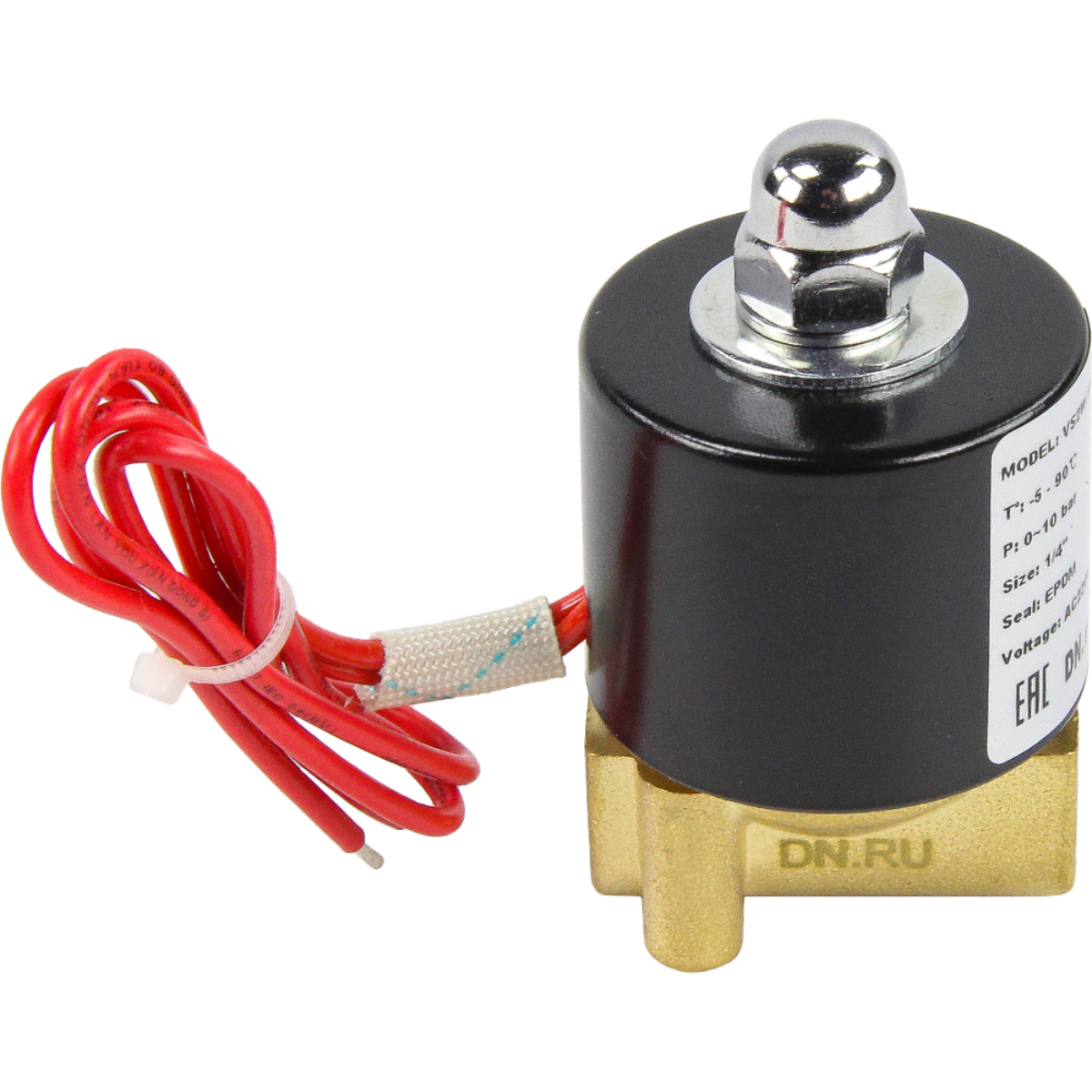 Изображение товара Клапан электромагнитный VS2W-100N-NC DN6 1/8" латунь NBR 24В