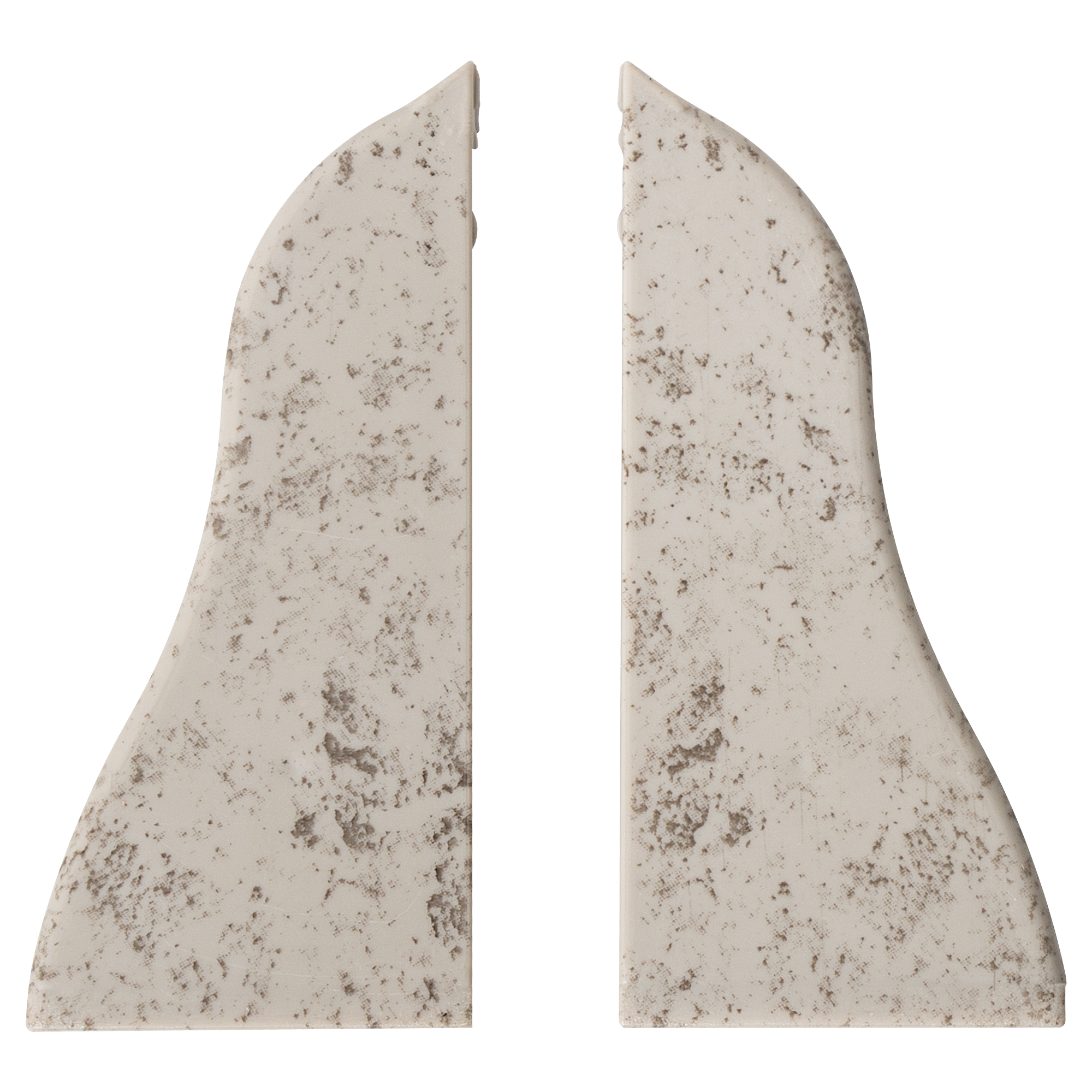 Заглушки для плинтуса Pro Дом 5.5 см ПВХ цвет кратос