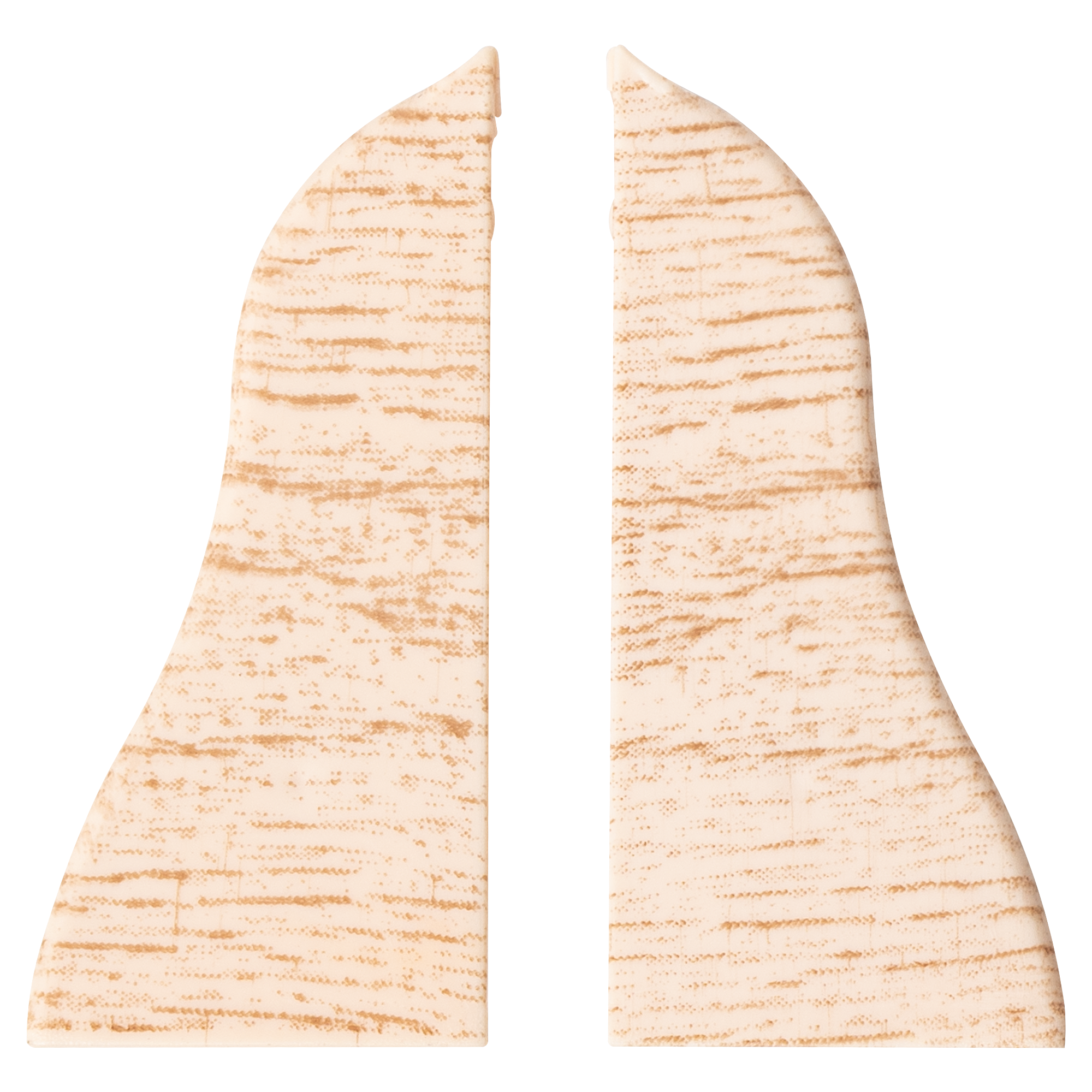 Заглушки для плинтуса Pro Дом 5.5 см ПВХ цвет дуб ривьера