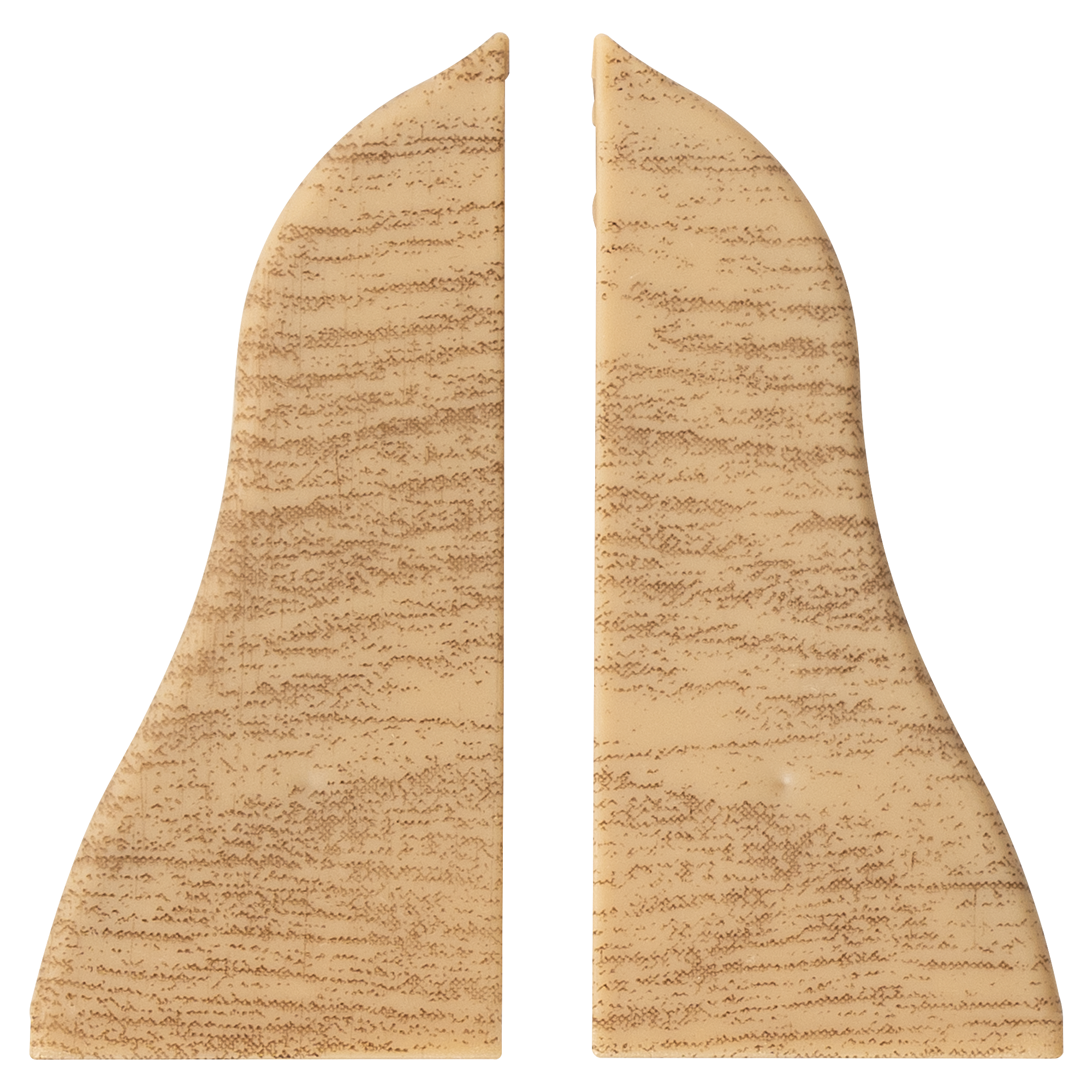 Заглушки для плинтуса Pro Дом 5.5 см ПВХ цвет дуб беленый