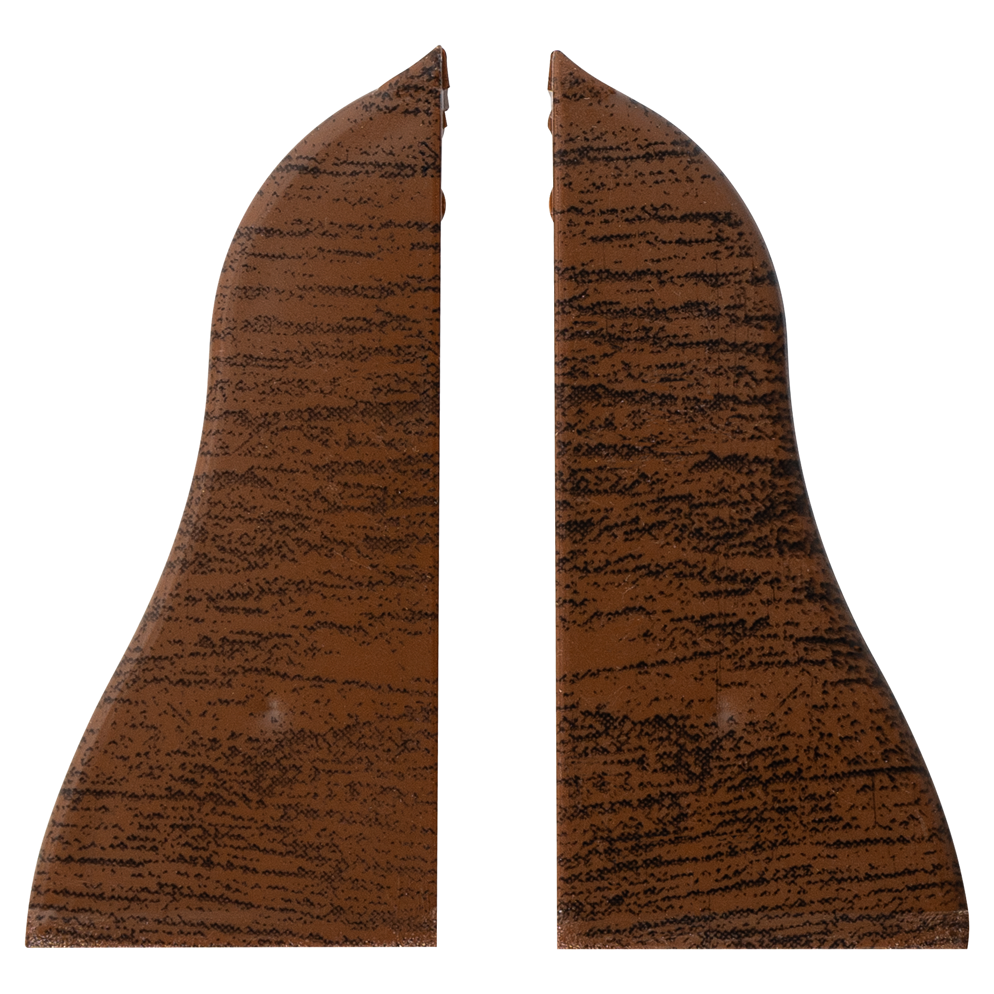 Заглушки для плинтуса Pro Дом 5.5 см ПВХ цвет дуб венге