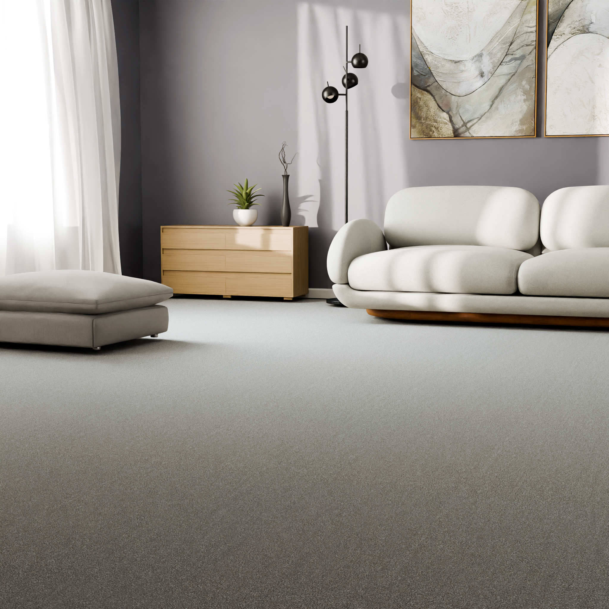 Изображение товара Ковровое покрытие «Парадиз 580», 3 м, цвет жемчуг