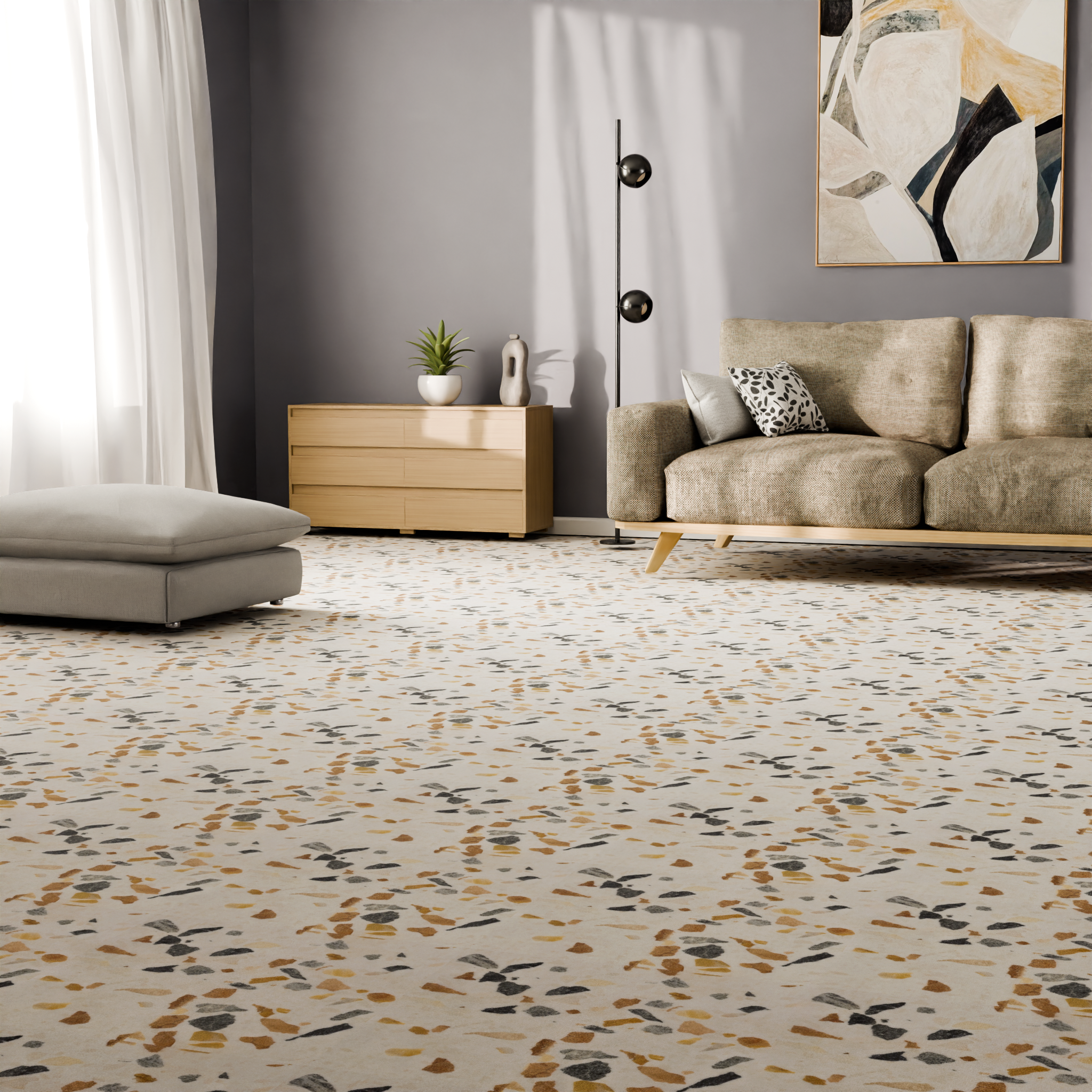 Изображение товара Ковровое покрытие «Pastille» 259_5400, 4 м, цвет кремовый