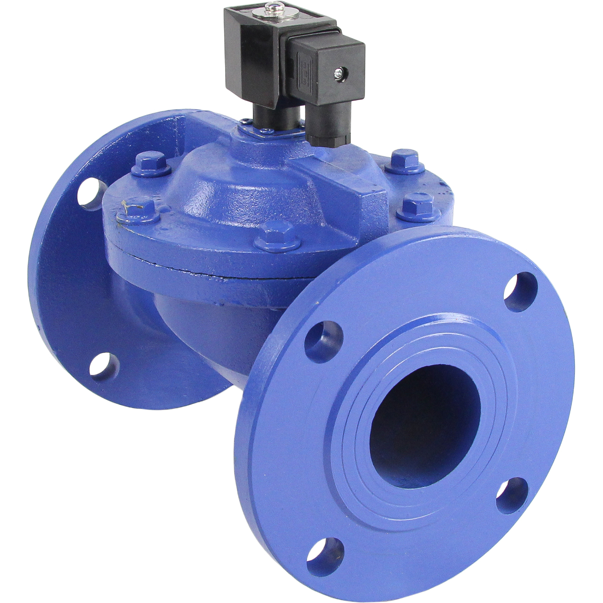 Изображение товара Электромагнитный клапан DN.ru VSF-602V-PU-NC DN65 24В IP65