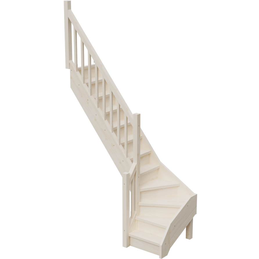 Изображение товара Межэтажная лестница Stairshop ЛЕС-ГЛУ11 с поворотом налево Изображение товара Межэтажная лестница Stairshop ЛЕС-ГЛУ11 с поворотом налево