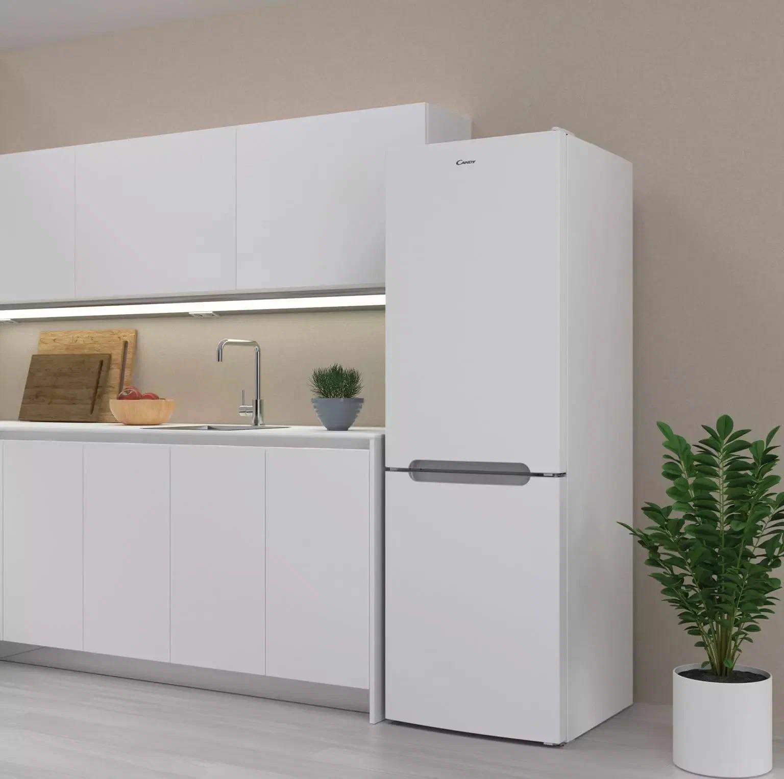 Изображение товара Холодильник Candy CCRN6180W 59.5x180 см цвет белый Изображение товара Холодильник Candy CCRN6180W 59.5x180 см цвет белый