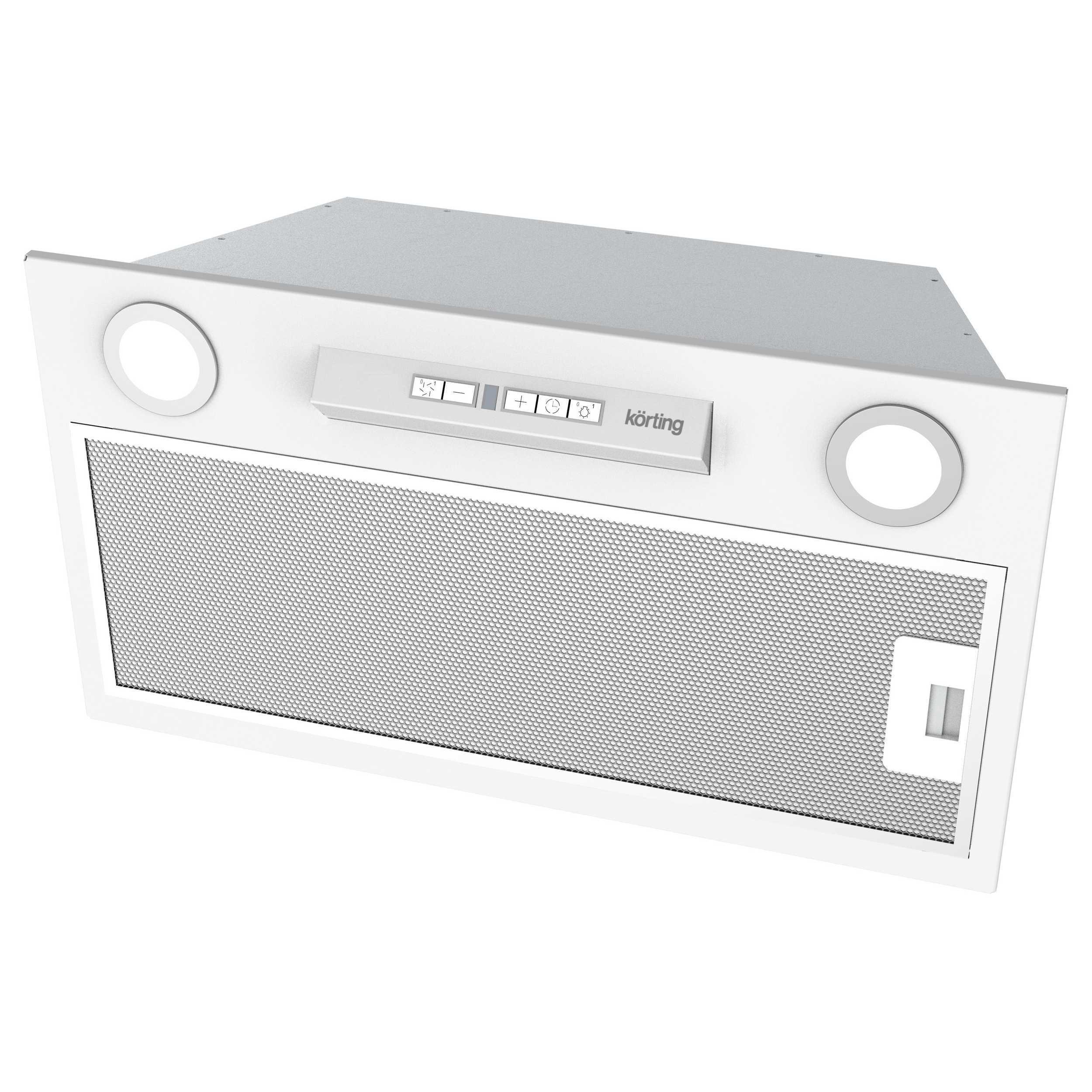 Изображение товара Встраиваемая вытяжка Korting Khi 6755 W 52 см белая, трехрежимная