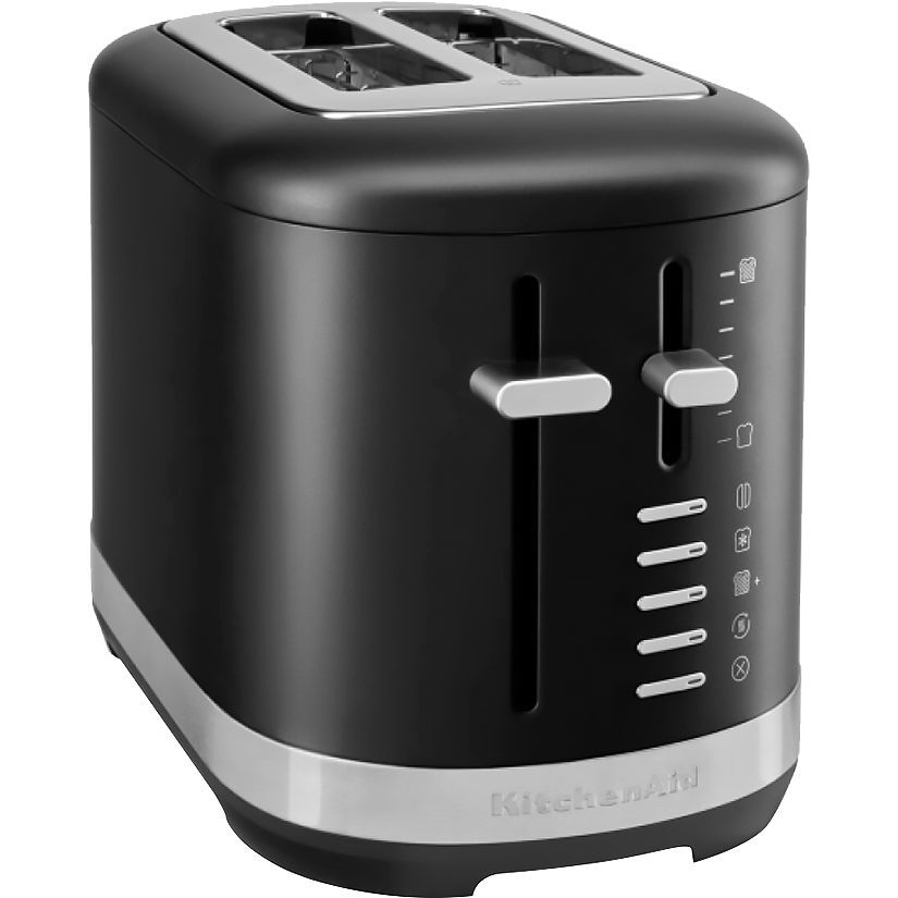 Изображение товара Тостер KitchenAid 5KMT2109EBM, 2 тоста, матовый черный Изображение товара Тостер KitchenAid 5KMT2109EBM, 2 тоста, матовый черный