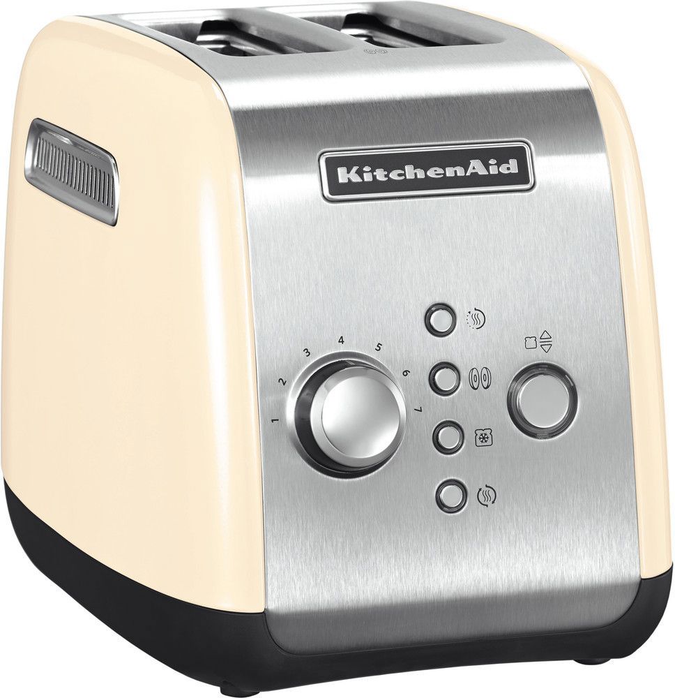 Изображение товара Тостер KitchenAid 5KMT221EAC, 2 тоста, кремовый Изображение товара Тостер KitchenAid 5KMT221EAC, 2 тоста, кремовый