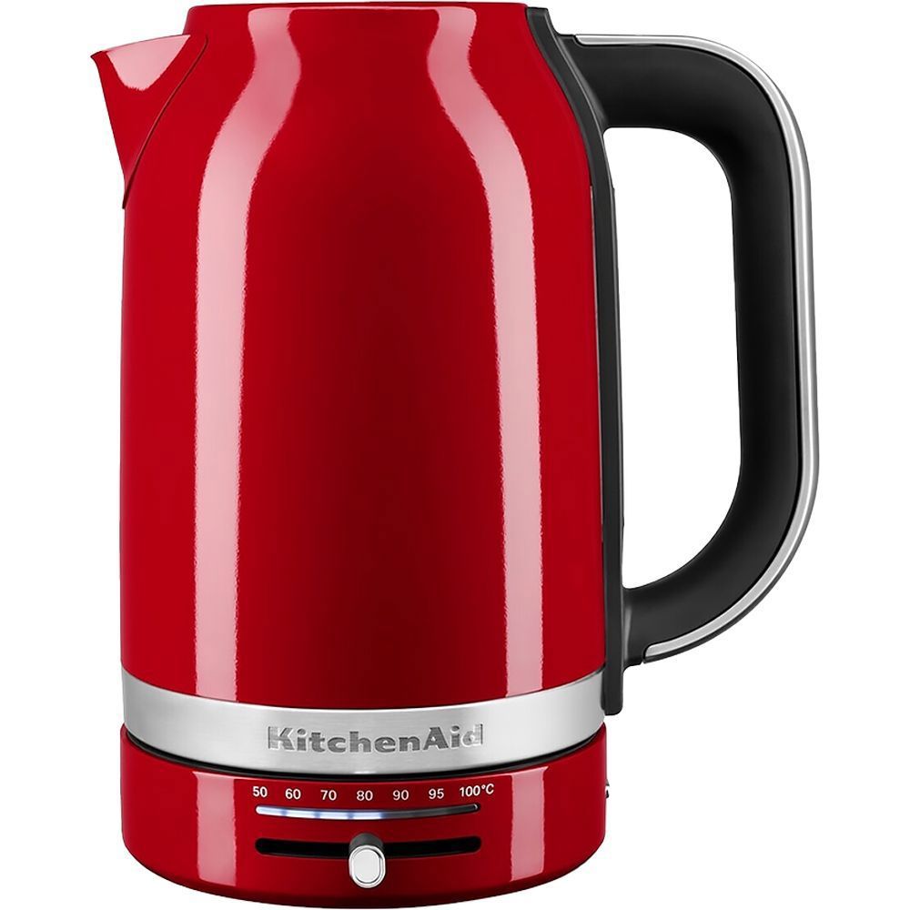 Изображение товара Электрический чайник KitchenAid 5KEK1701EER, термо-контроль, 1.7 л, красный Изображение товара Электрический чайник KitchenAid 5KEK1701EER, термо-контроль, 1.7 л, красный