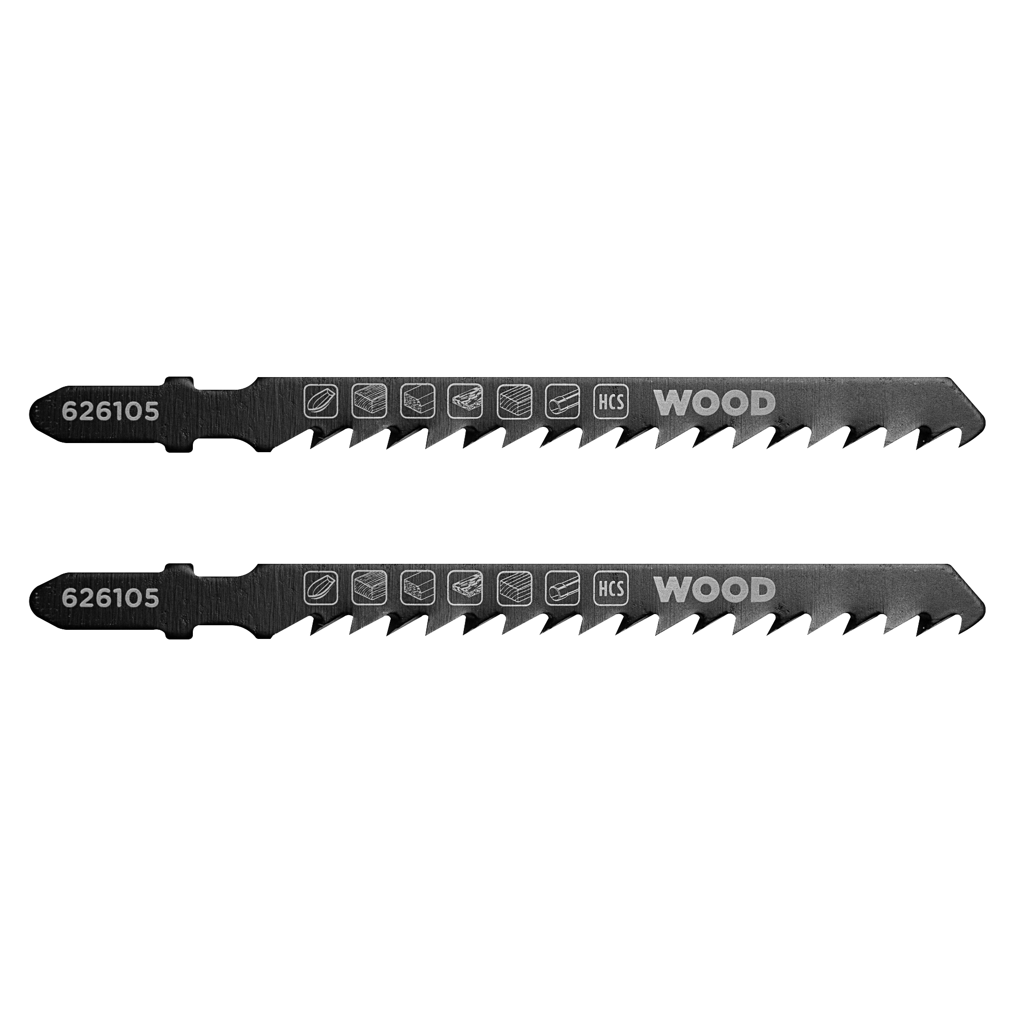 Изображение товара Набор пилок для электролобзика KWB 626105 для дерева и пластика 2 шт
